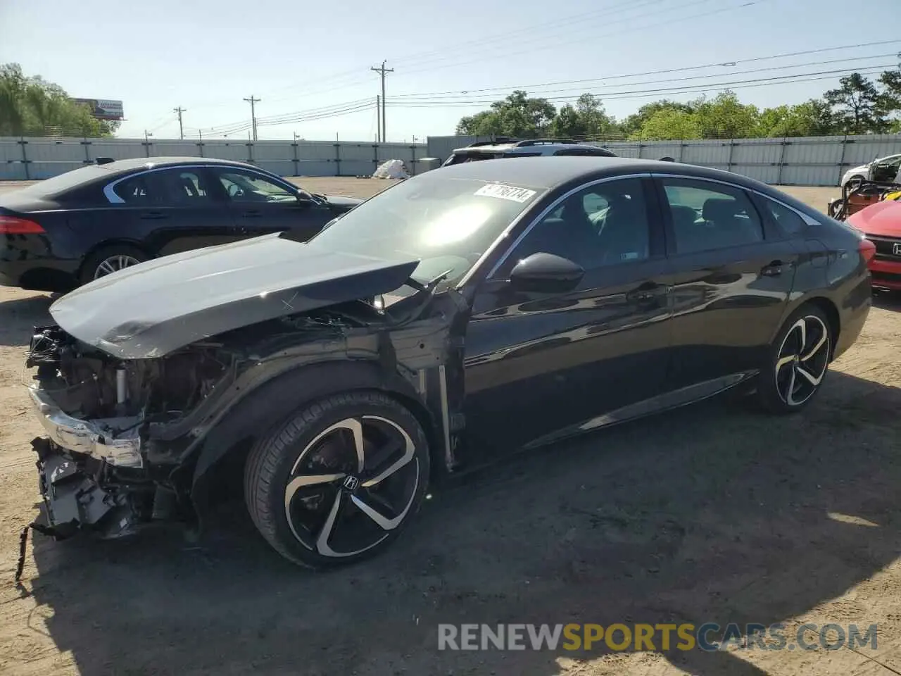 1 Photograph of a damaged car 1HGCV3F24NA035149 HONDA ACCORD 2022
