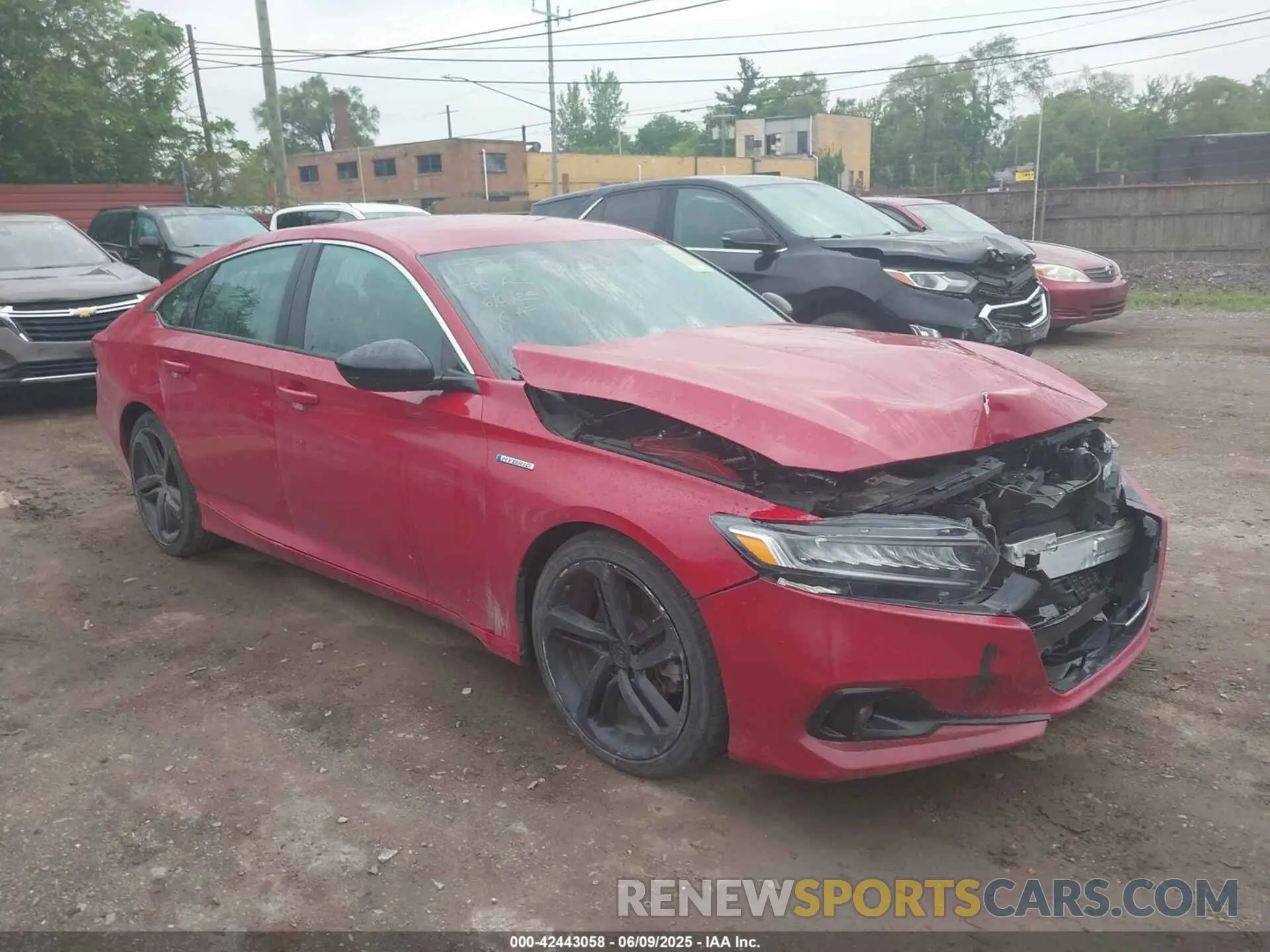 1 Photograph of a damaged car 1HGCV3F2XNA025743 HONDA ACCORD 2022