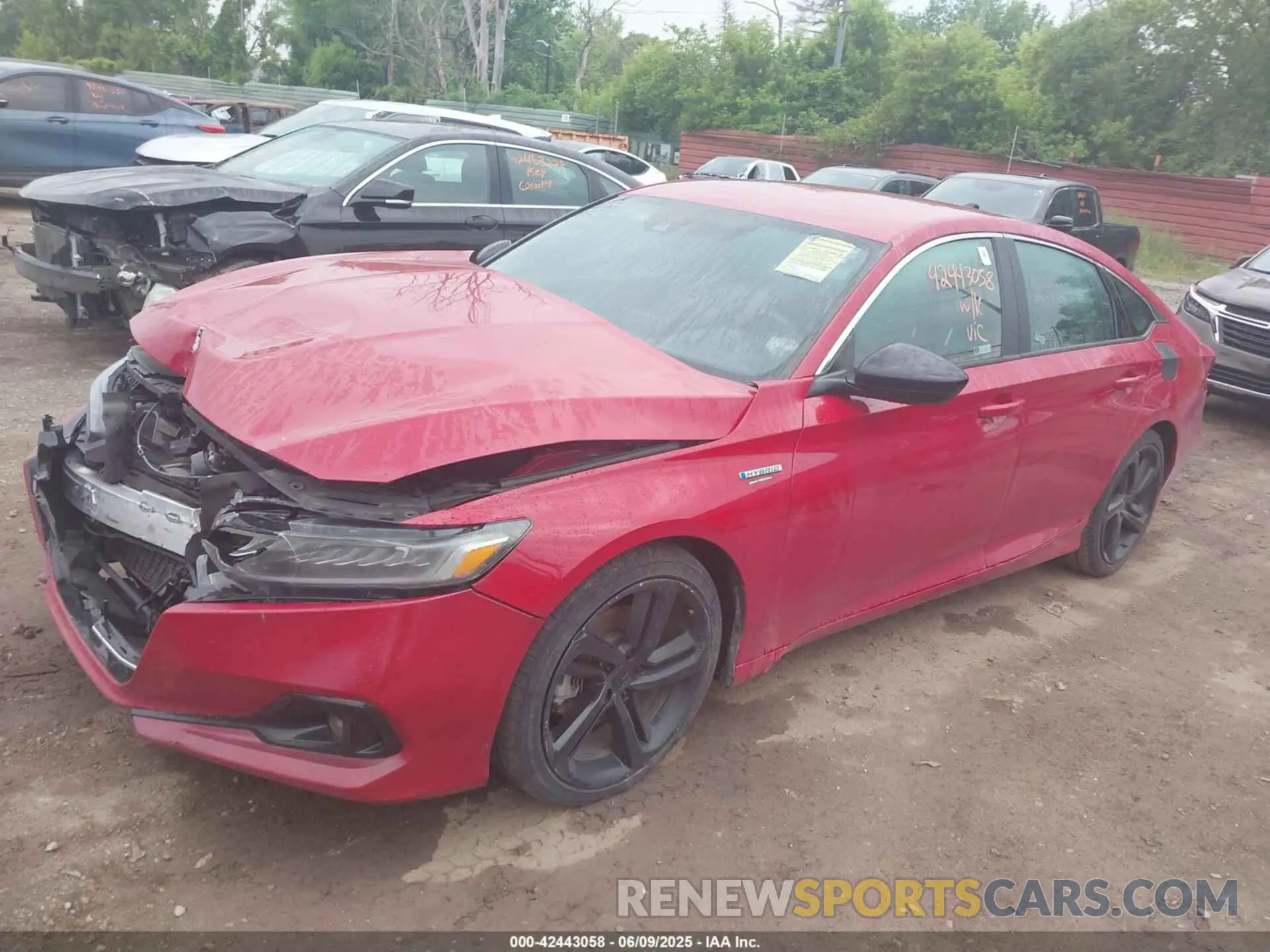 2 Photograph of a damaged car 1HGCV3F2XNA025743 HONDA ACCORD 2022