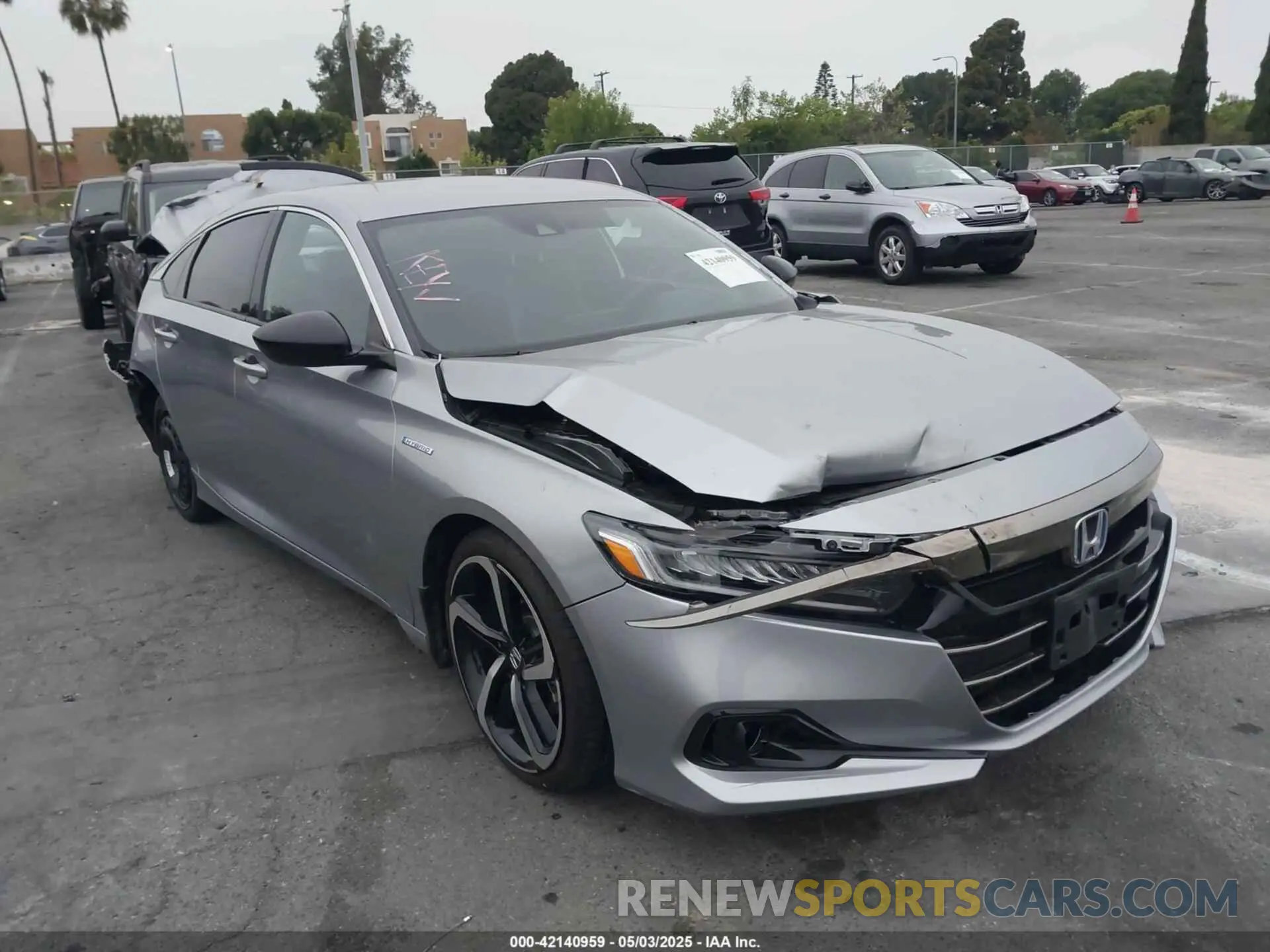 1 Photograph of a damaged car 1HGCV3F2XNA031770 HONDA ACCORD 2022