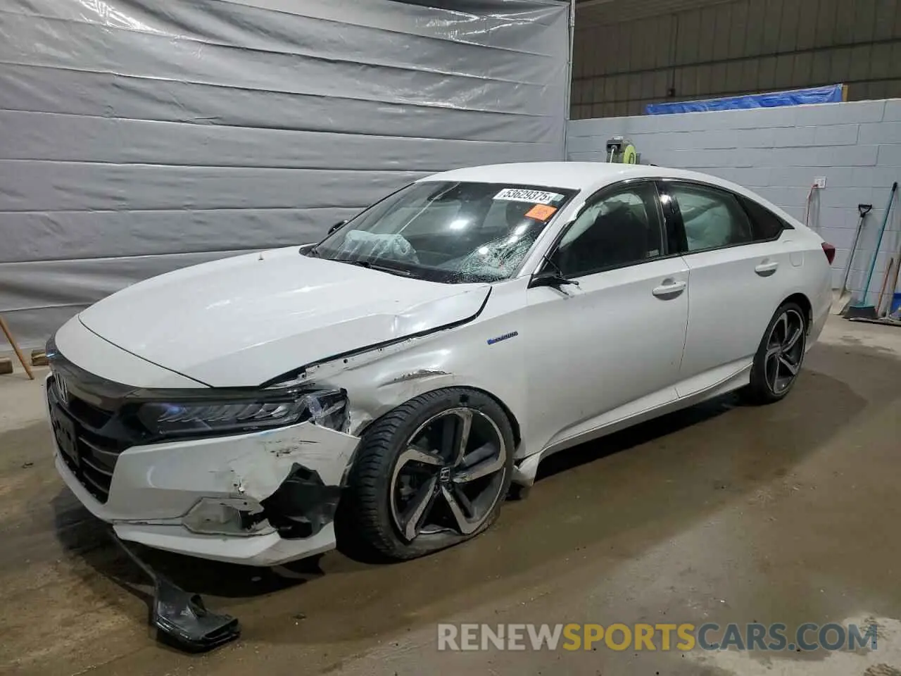 1 Photograph of a damaged car 1HGCV3F2XNA044793 HONDA ACCORD 2022