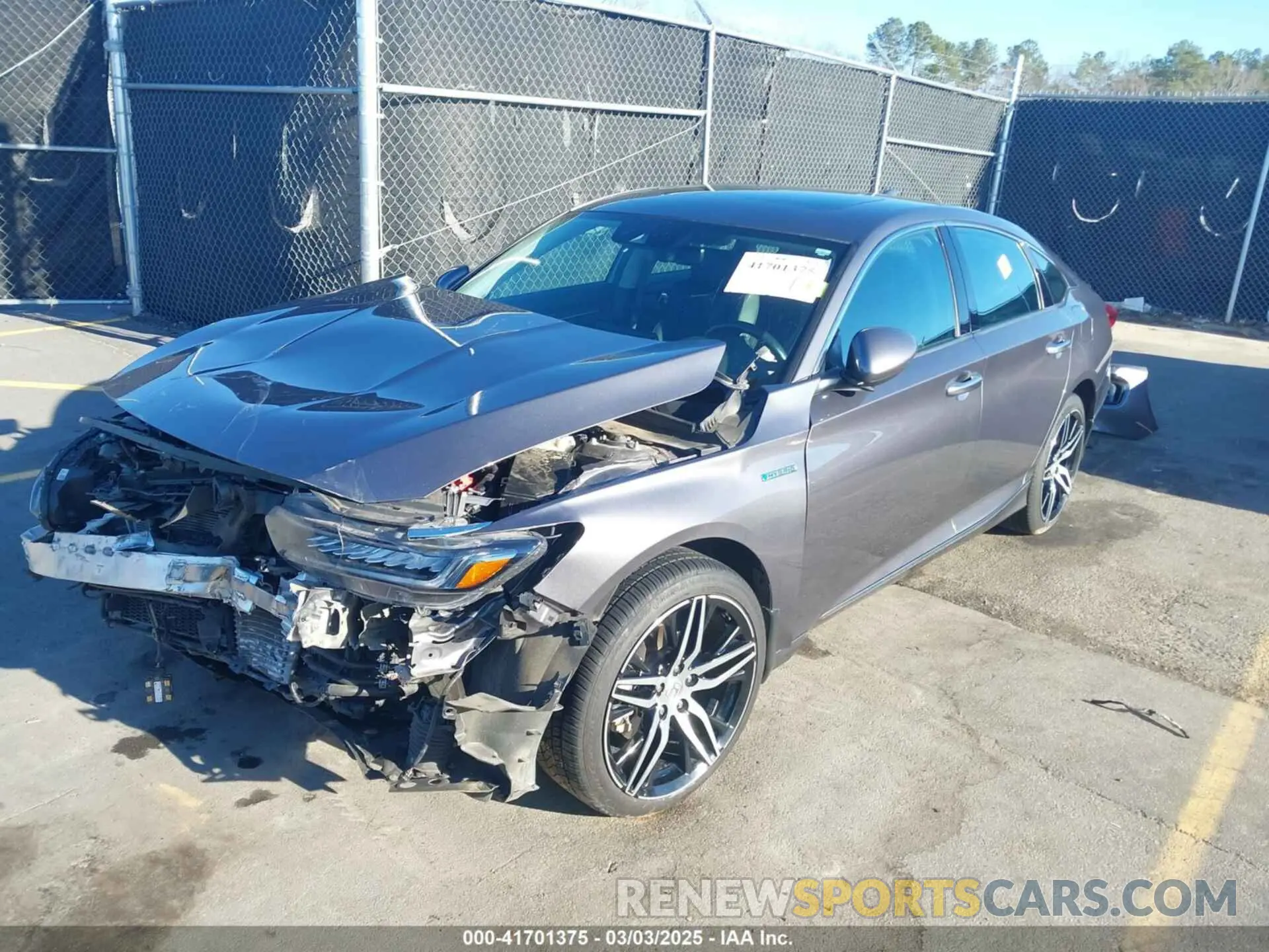 2 Photograph of a damaged car 1HGCV3F96NA011657 HONDA ACCORD 2022