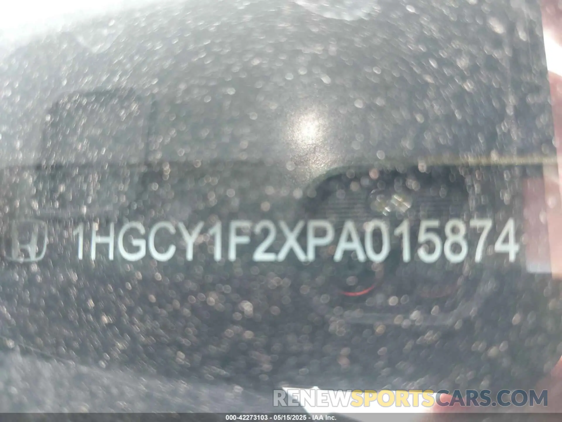 17 Photograph of a damaged car 1HGCY1F2XPA015874 HONDA ACCORD 2023