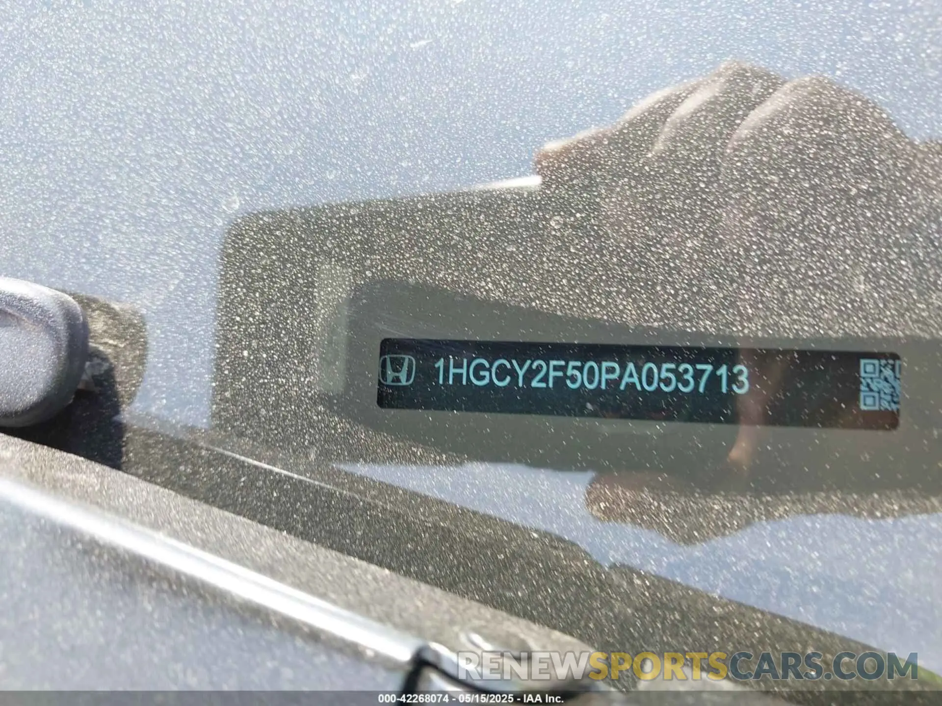 9 Photograph of a damaged car 1HGCY2F50PA053713 HONDA ACCORD 2023