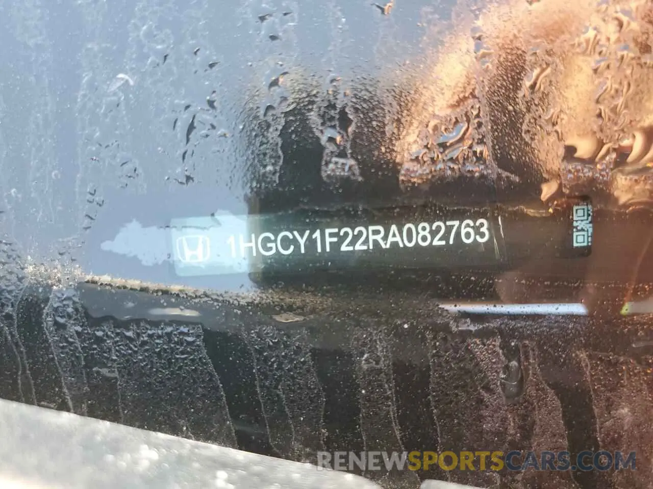 14 Photograph of a damaged car 1HGCY1F22RA082763 HONDA ACCORD 2024