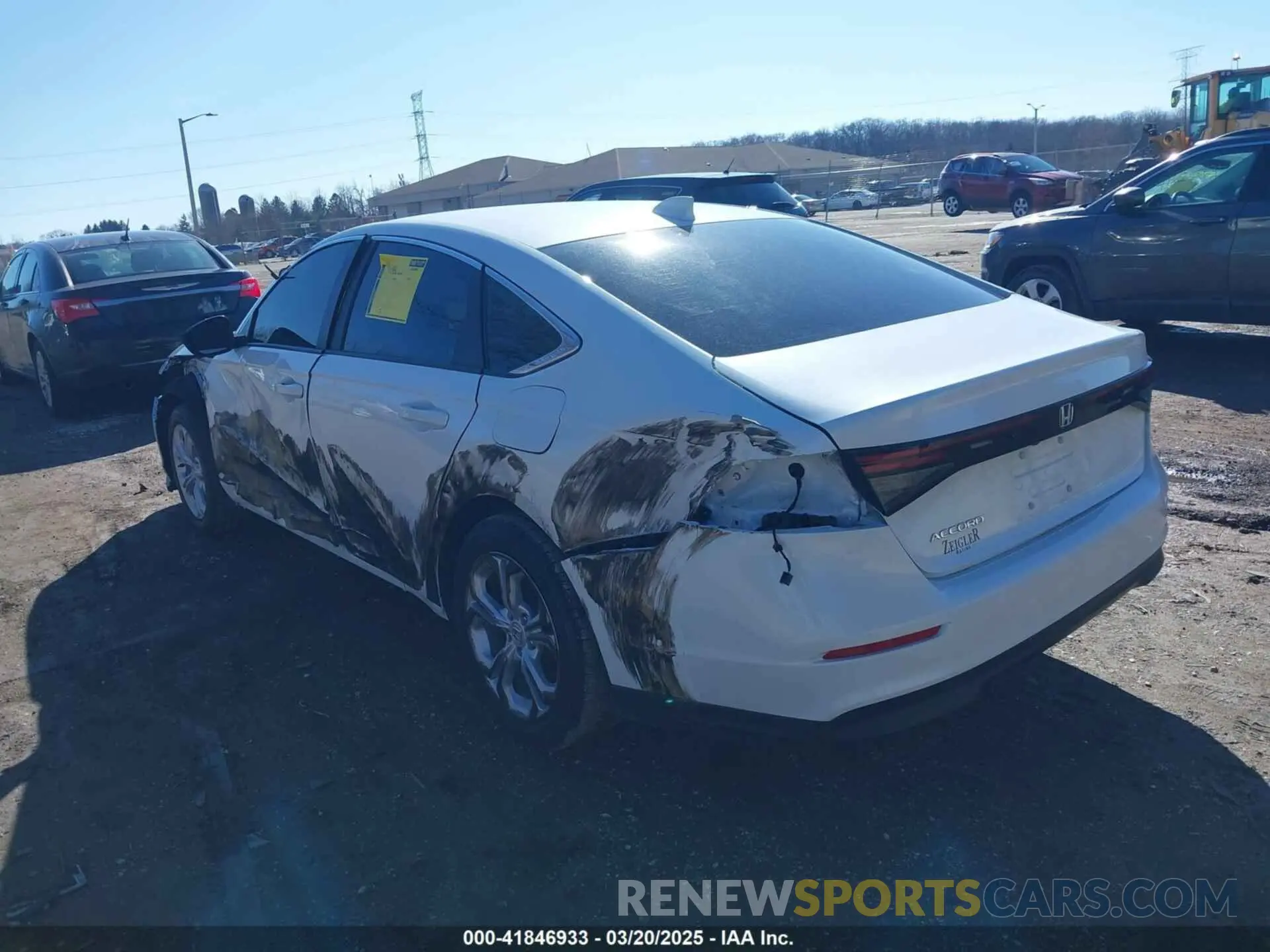 3 Photograph of a damaged car 1HGCY1F25SA010414 HONDA ACCORD 2025
