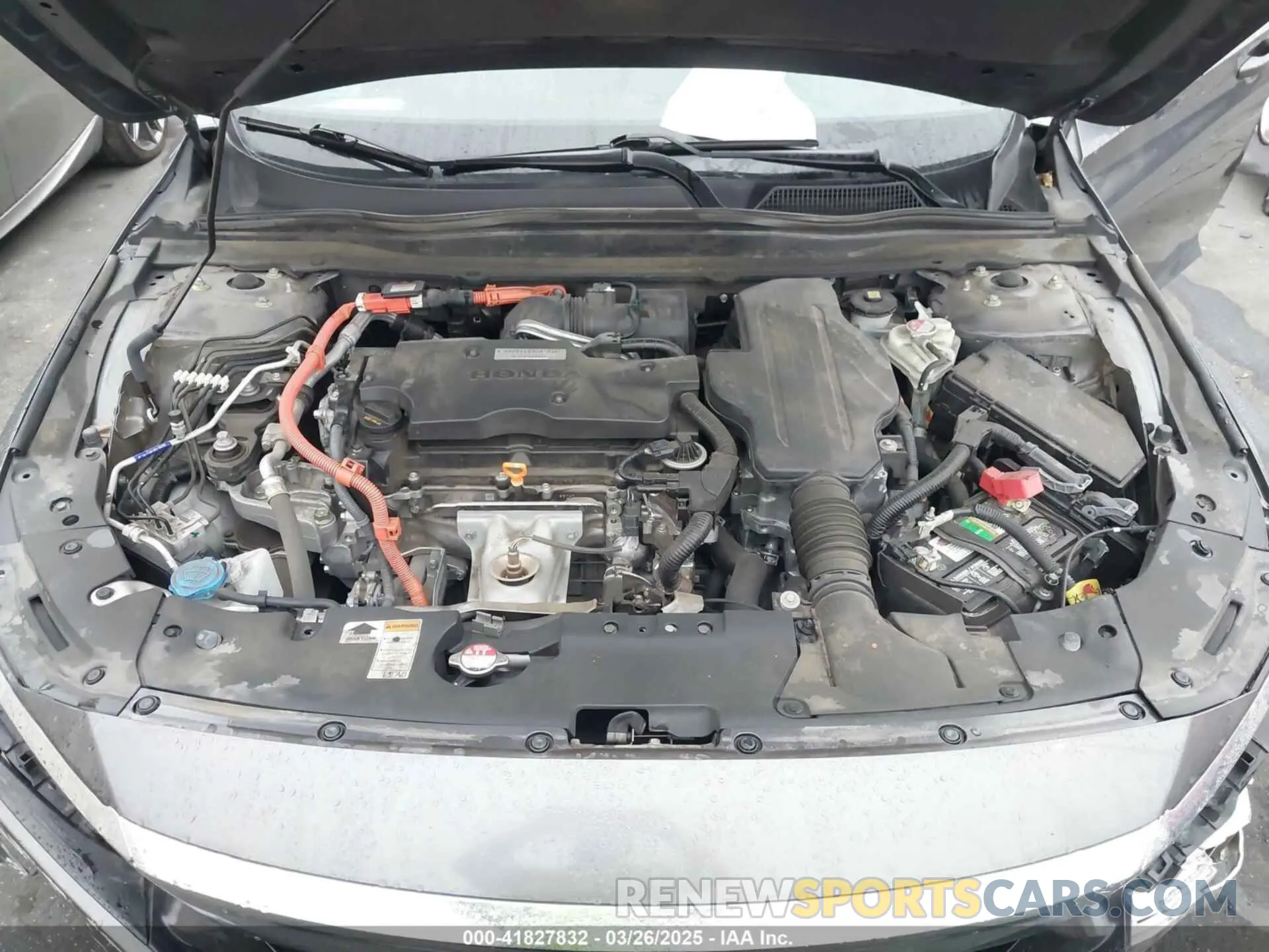 10 Photograph of a damaged car 1HGCV3F10KA017539 HONDA ACCORD HYBRID 2019