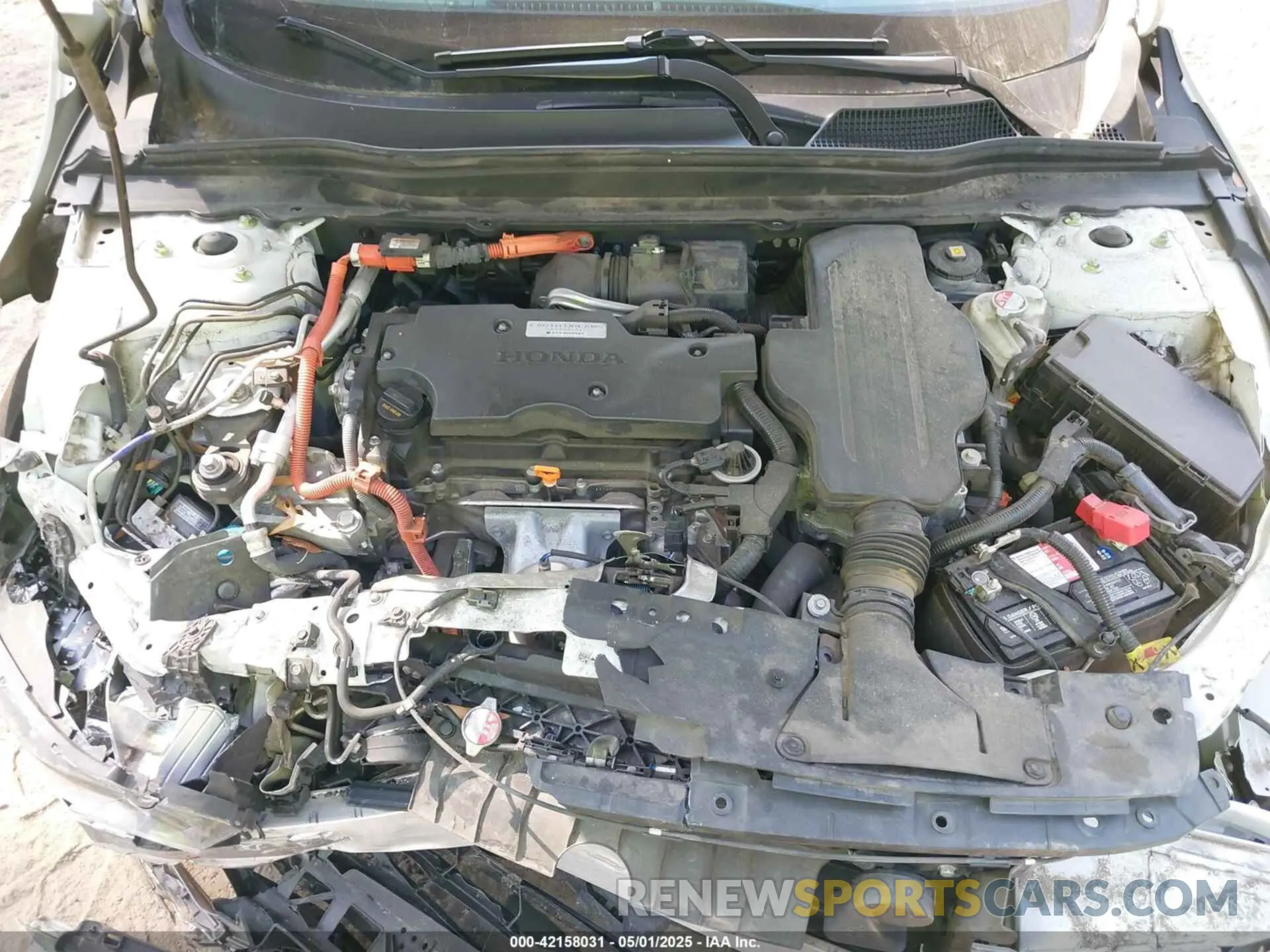 10 Photograph of a damaged car 1HGCV3F17KA003430 HONDA ACCORD HYBRID 2019