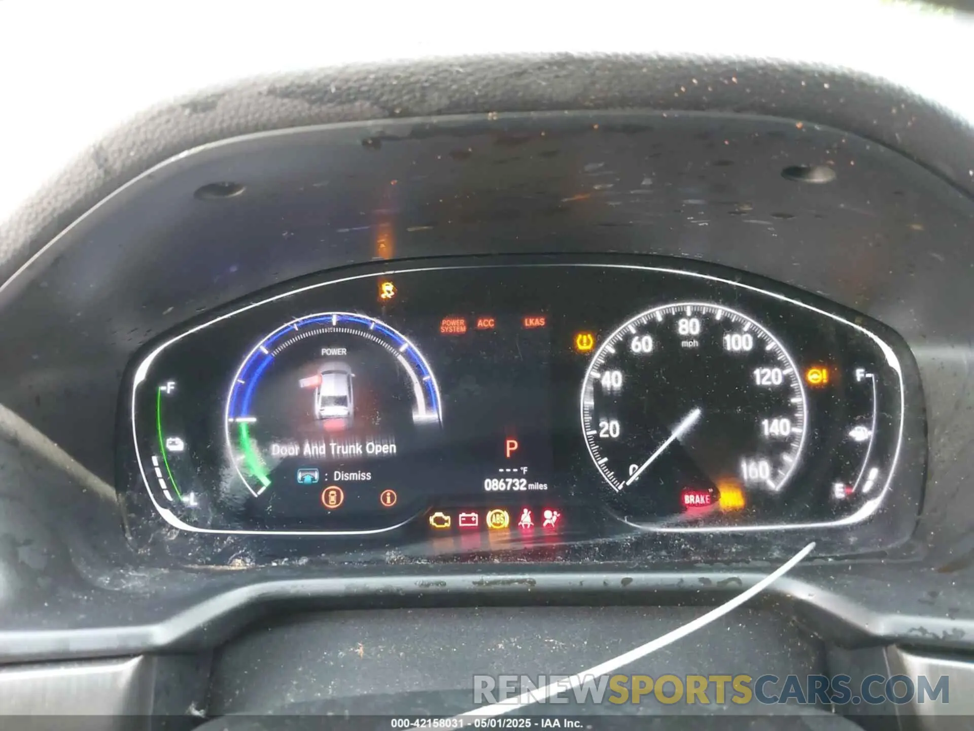 7 Photograph of a damaged car 1HGCV3F17KA003430 HONDA ACCORD HYBRID 2019