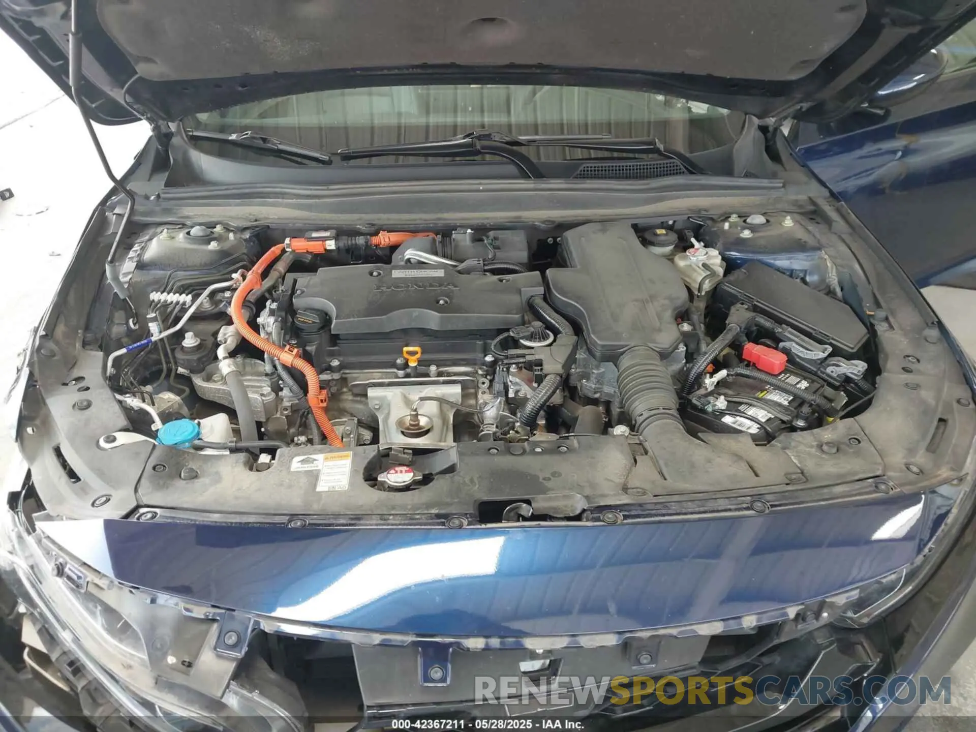10 Photograph of a damaged car 1HGCV3F1XKA007293 HONDA ACCORD HYBRID 2019
