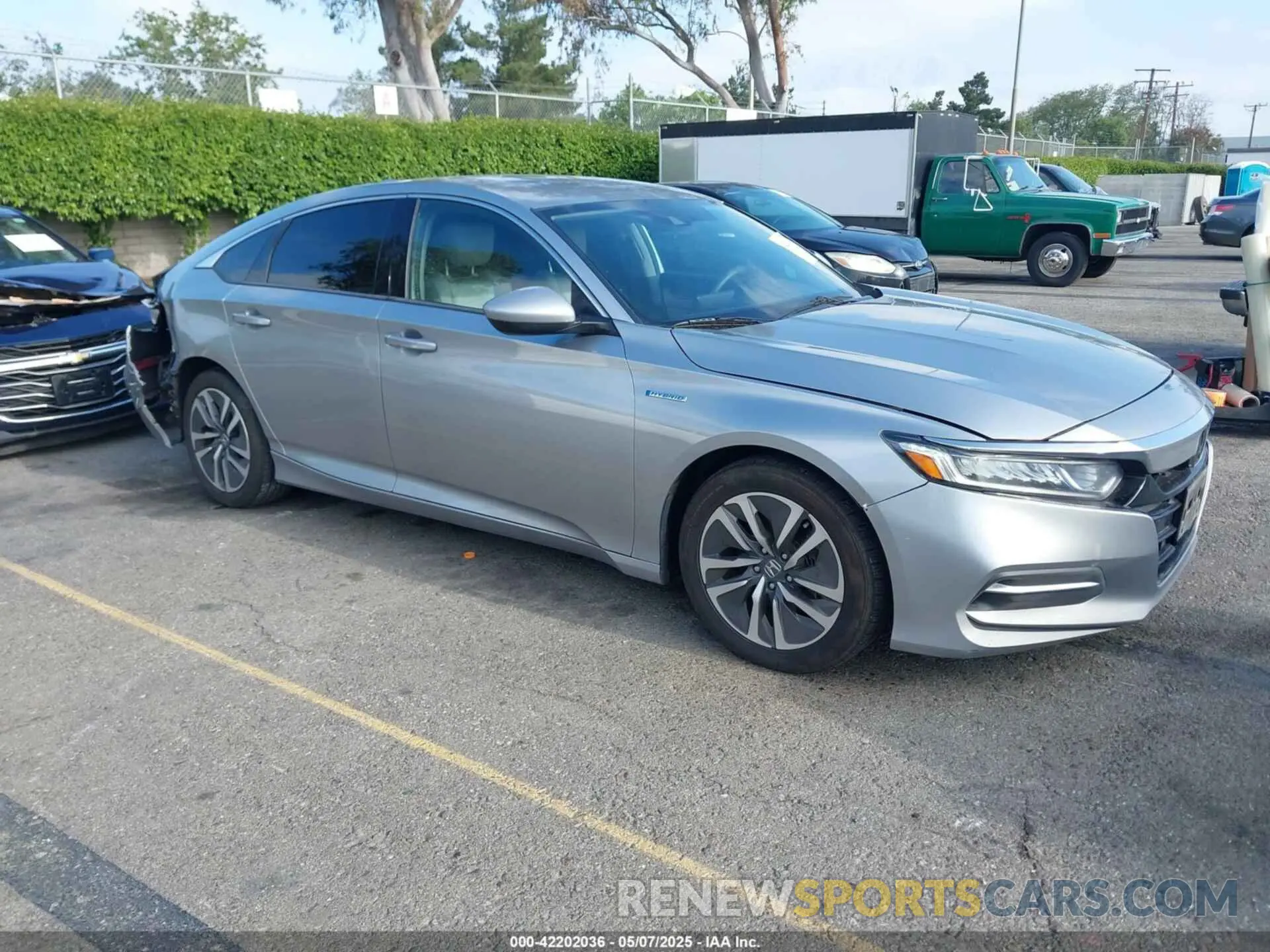 1 Photograph of a damaged car 1HGCV3F1XKA015328 HONDA ACCORD HYBRID 2019