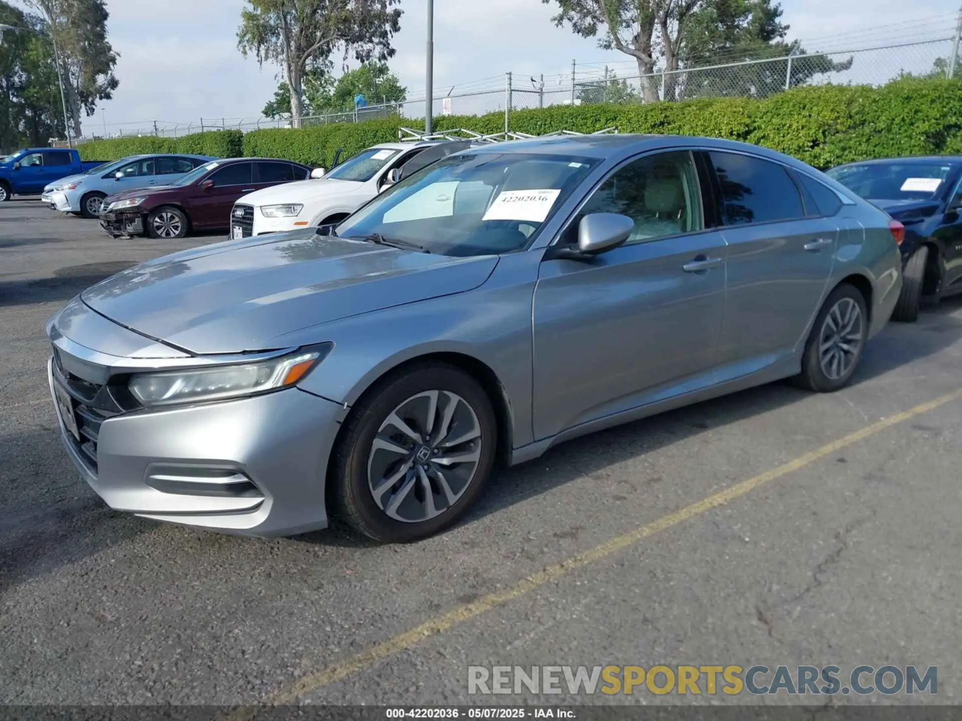 2 Photograph of a damaged car 1HGCV3F1XKA015328 HONDA ACCORD HYBRID 2019