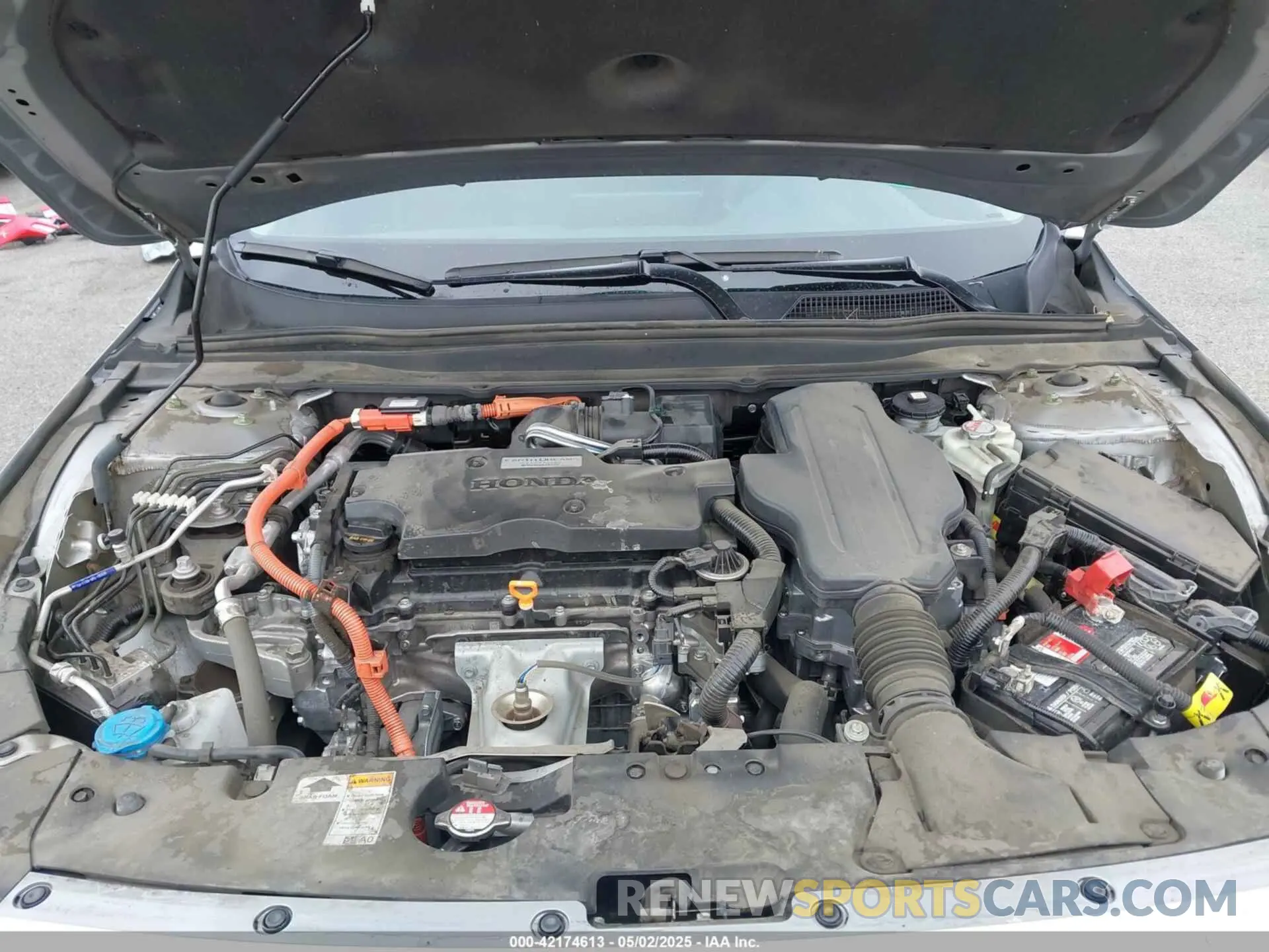 10 Photograph of a damaged car 1HGCV3F42KA021893 HONDA ACCORD HYBRID 2019