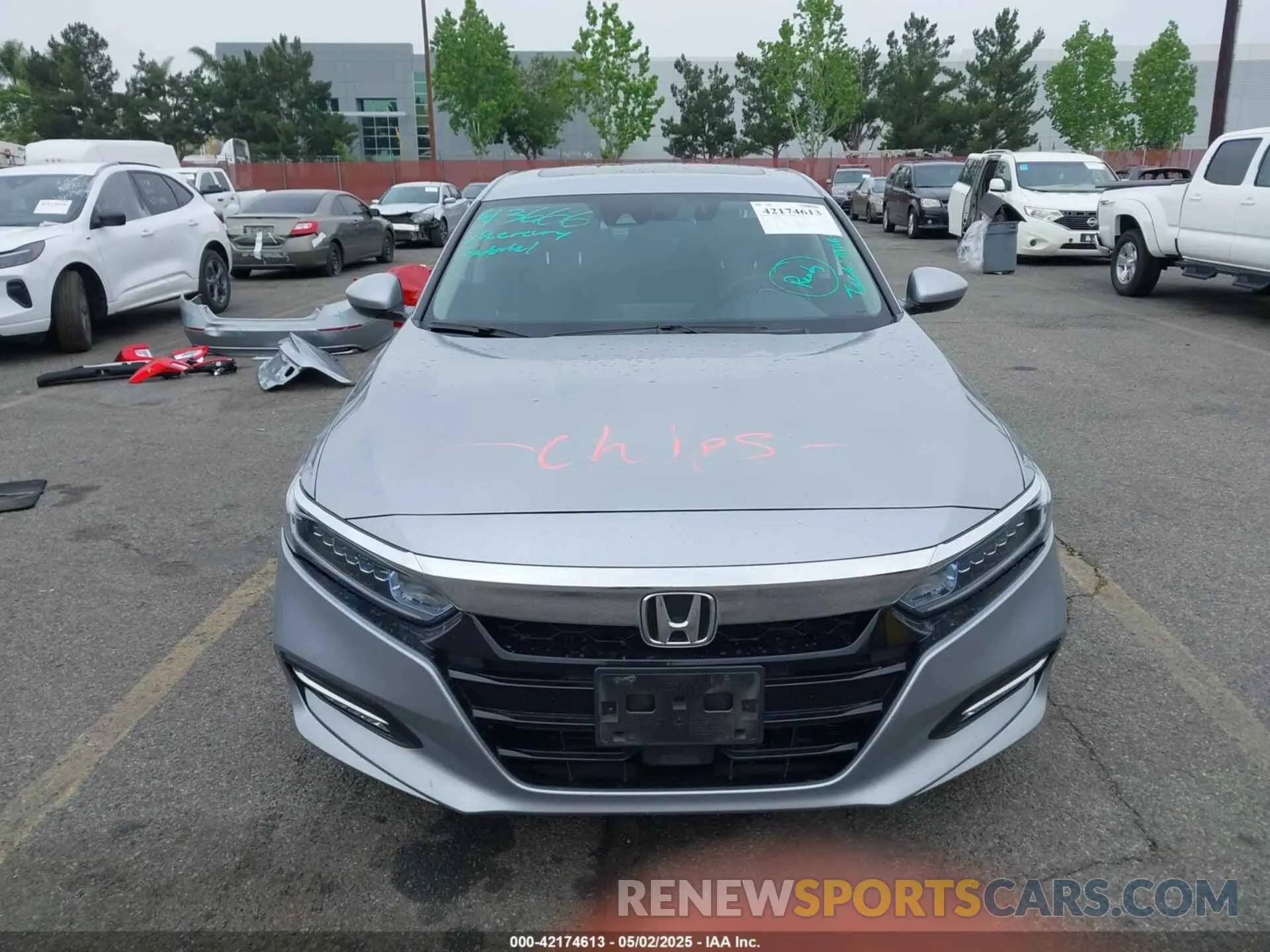 13 Photograph of a damaged car 1HGCV3F42KA021893 HONDA ACCORD HYBRID 2019