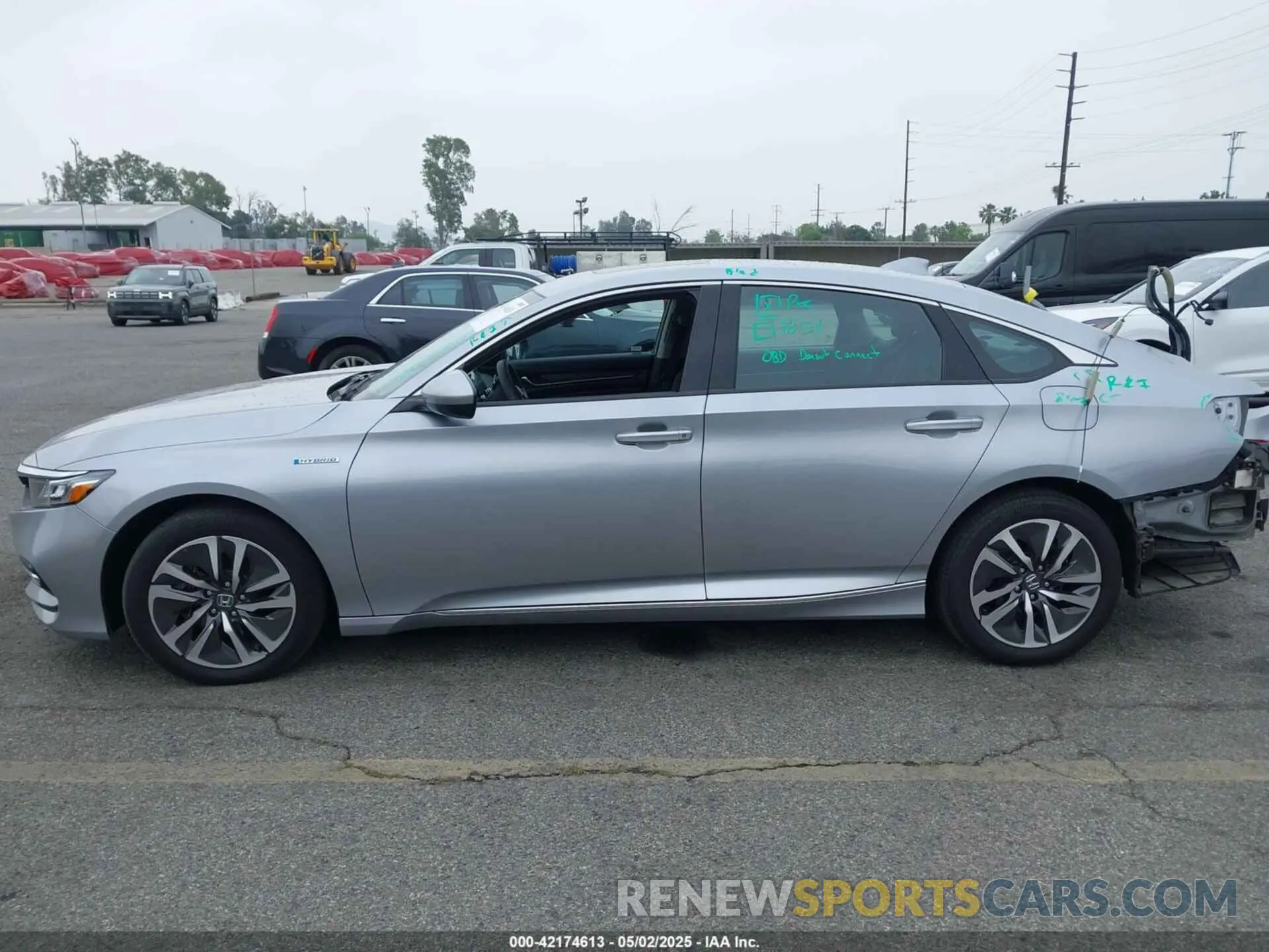 15 Photograph of a damaged car 1HGCV3F42KA021893 HONDA ACCORD HYBRID 2019