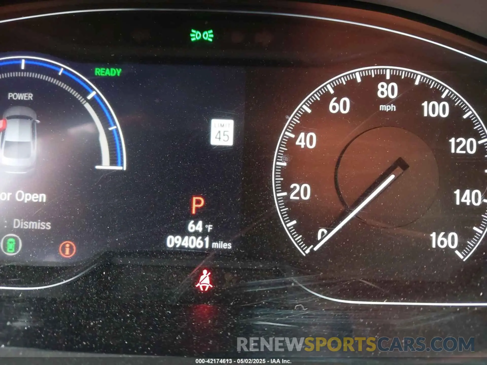 16 Photograph of a damaged car 1HGCV3F42KA021893 HONDA ACCORD HYBRID 2019