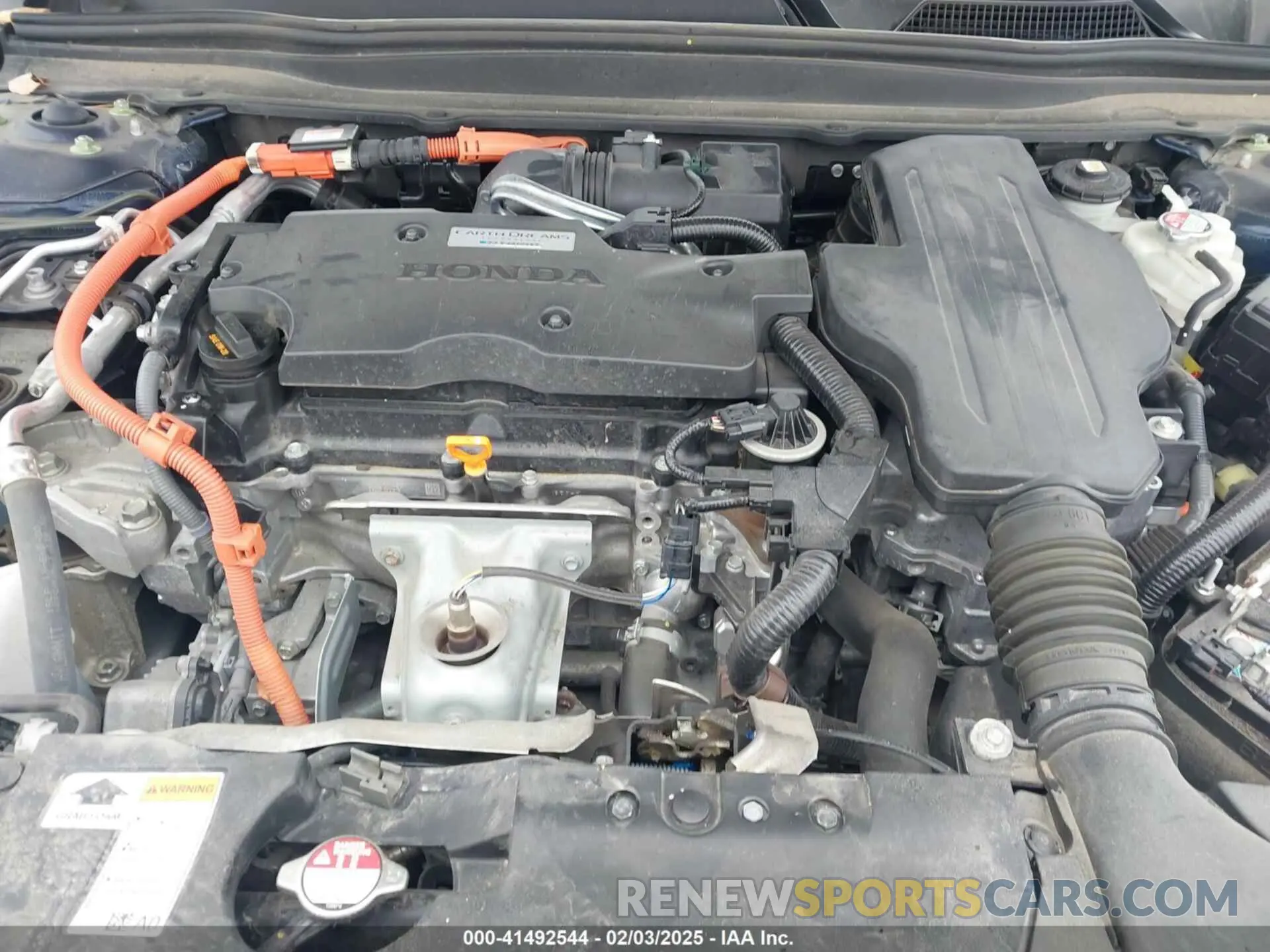 10 Photograph of a damaged car 1HGCV3F57KA013068 HONDA ACCORD HYBRID 2019
