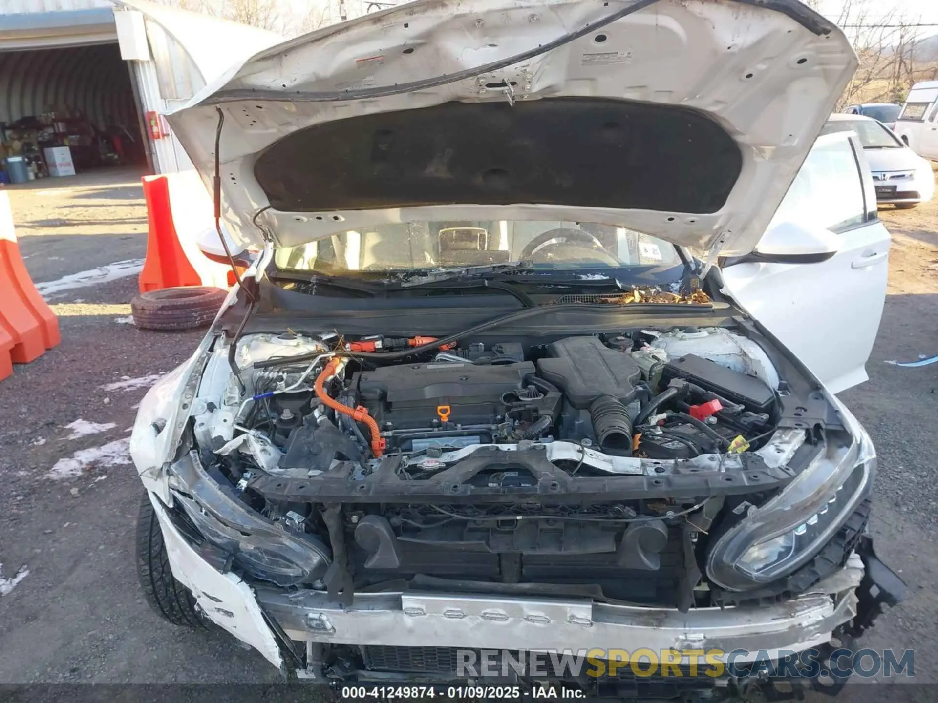 10 Photograph of a damaged car 1HGCV3F41LA006481 HONDA ACCORD HYBRID 2020