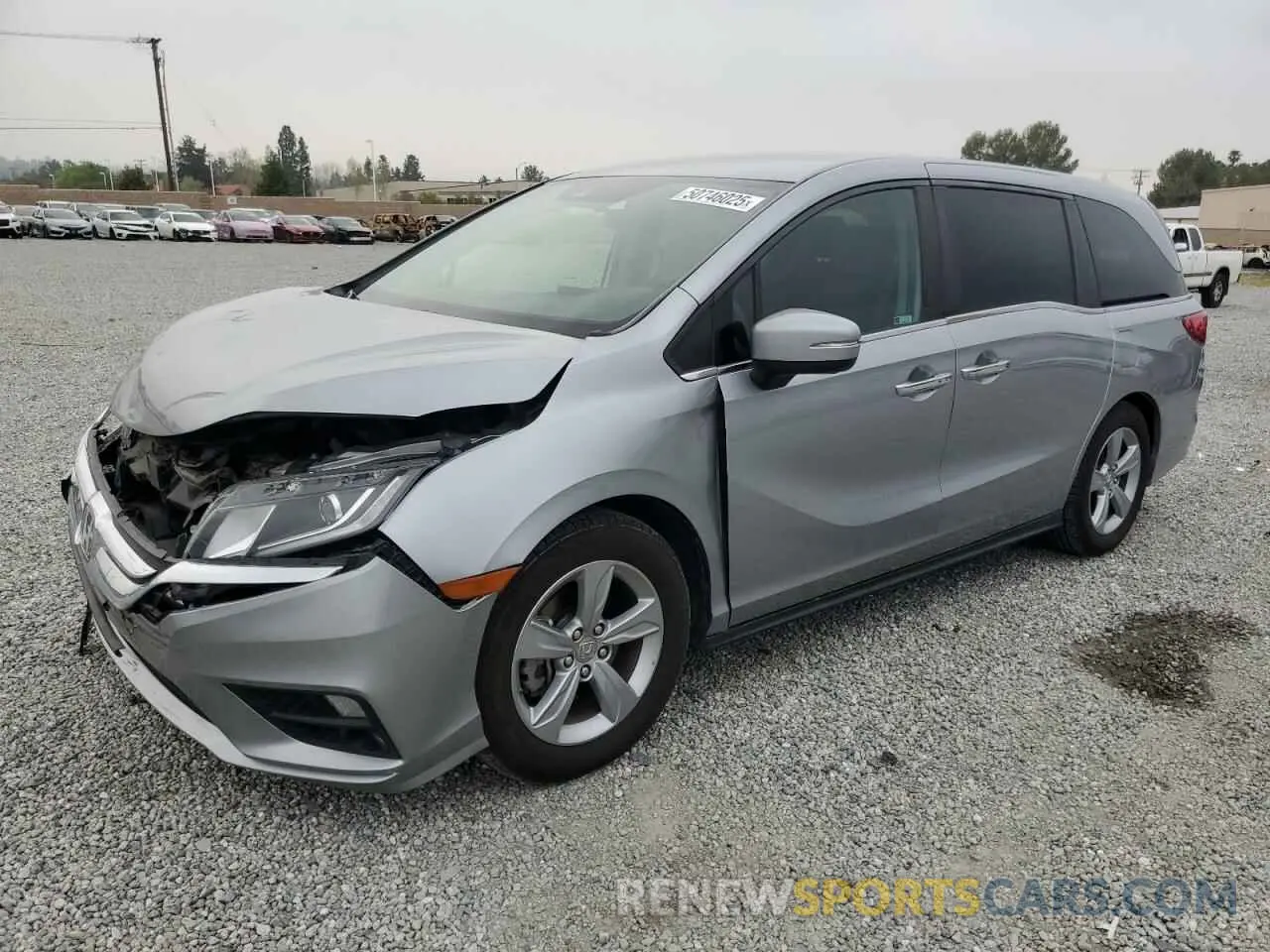 1 Photograph of a damaged car 5FNRL6H51KB018383 HONDA All Models 2019