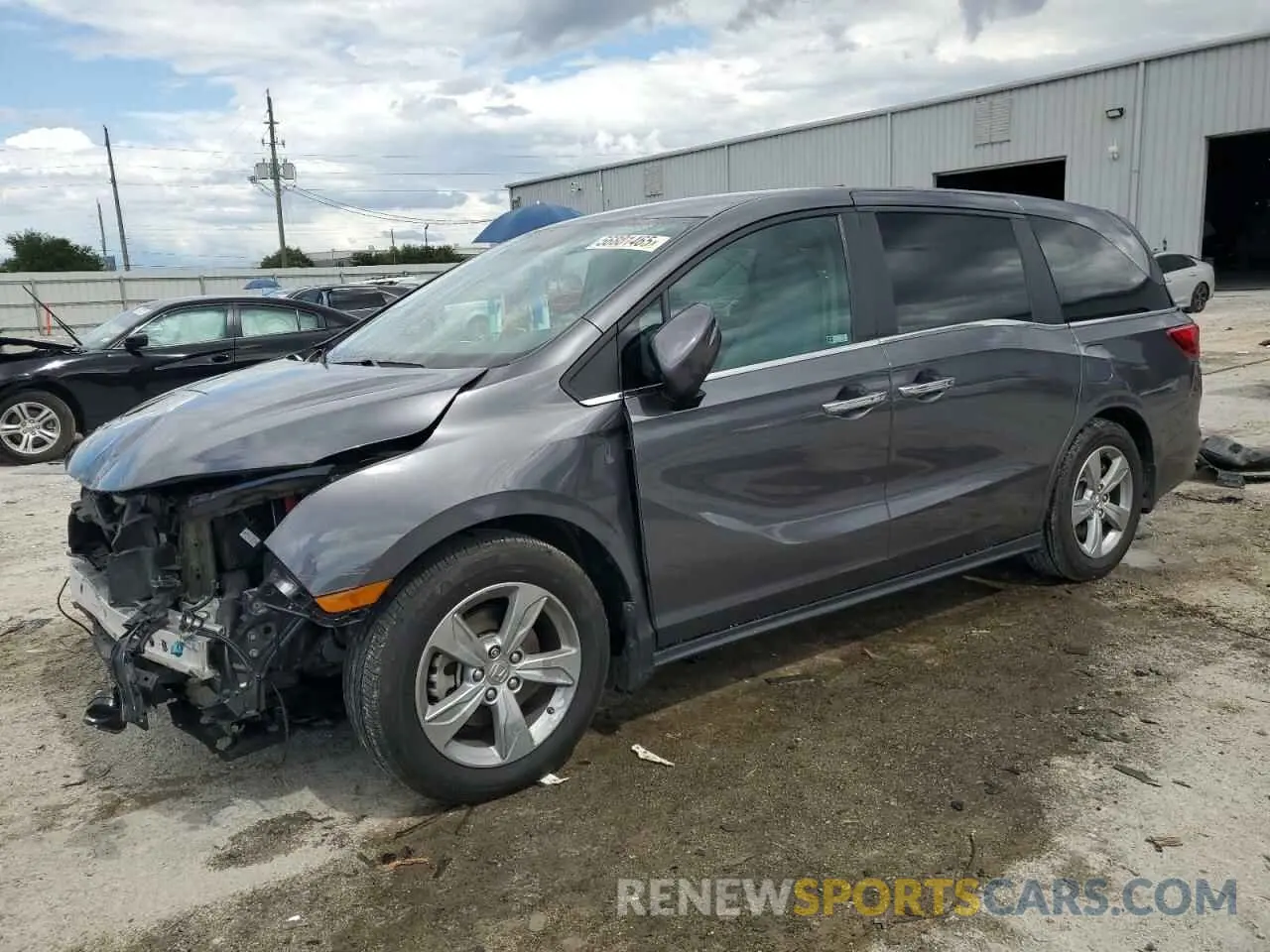 1 Photograph of a damaged car 5FNRL6H51KB056583 HONDA All Models 2019