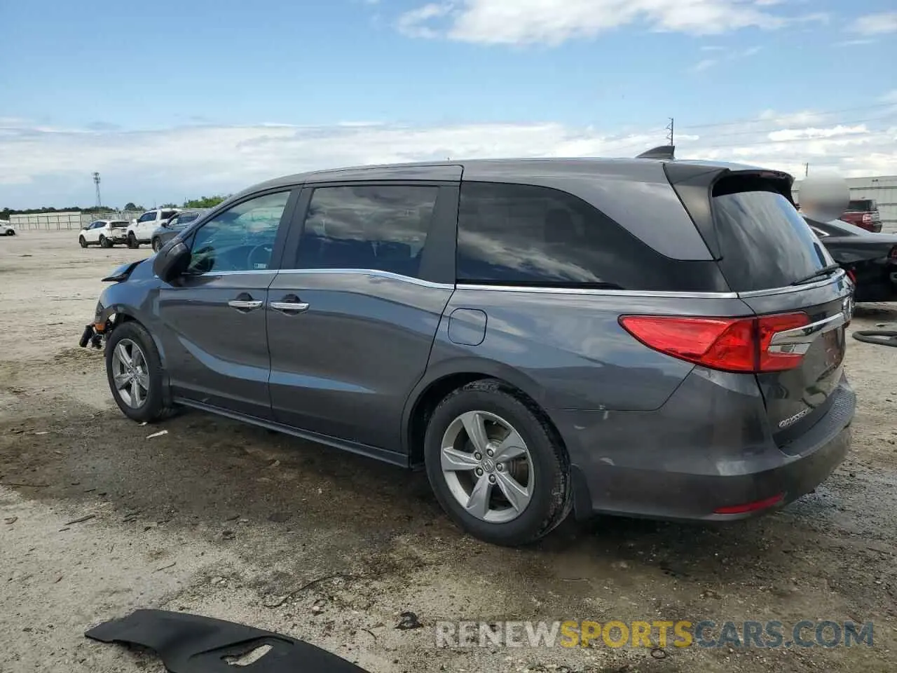 2 Photograph of a damaged car 5FNRL6H51KB056583 HONDA All Models 2019