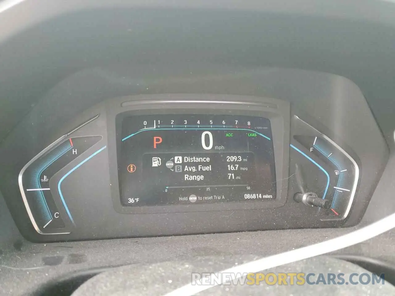 9 Photograph of a damaged car 5FNRL6H56KB035258 HONDA All Models 2019