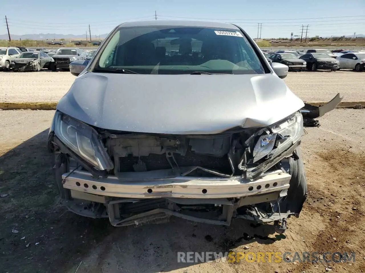 5 Photograph of a damaged car 5FNRL6H56KB053887 HONDA All Models 2019