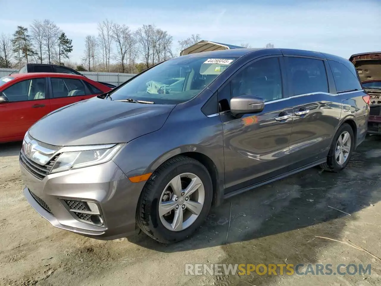 1 Photograph of a damaged car 5FNRL6H57KB002771 HONDA All Models 2019