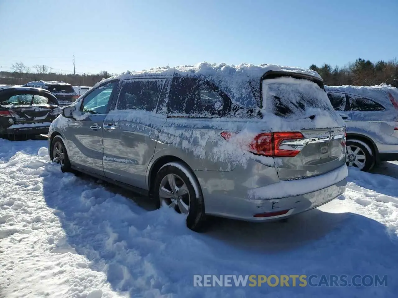 2 Photograph of a damaged car 5FNRL6H57KB114194 HONDA All Models 2019
