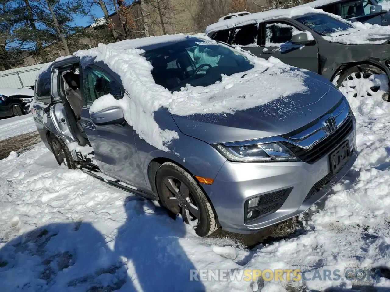 4 Photograph of a damaged car 5FNRL6H57KB114194 HONDA All Models 2019