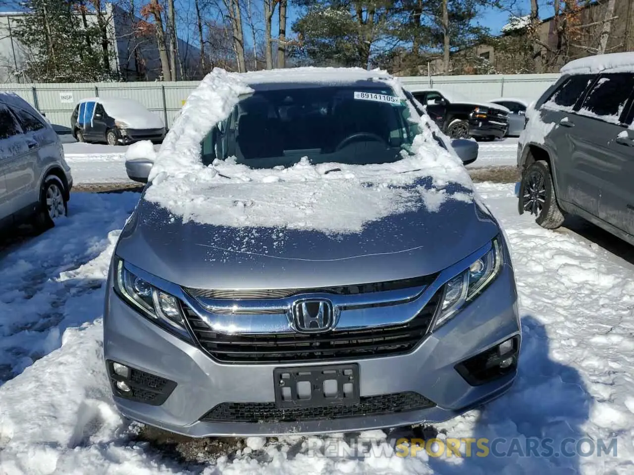 5 Photograph of a damaged car 5FNRL6H57KB114194 HONDA All Models 2019