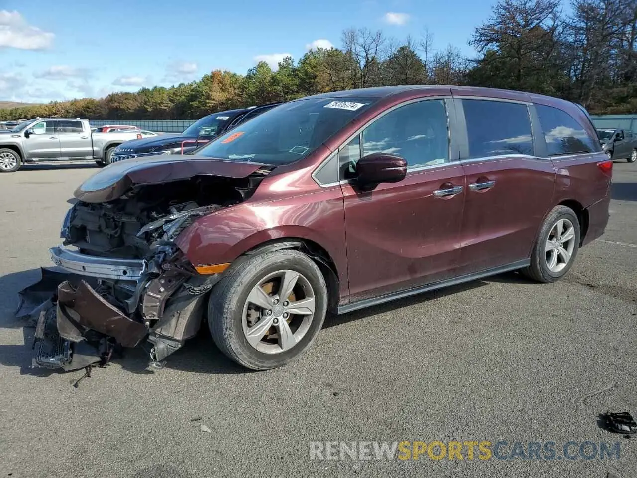 1 Photograph of a damaged car 5FNRL6H70KB072288 HONDA All Models 2019