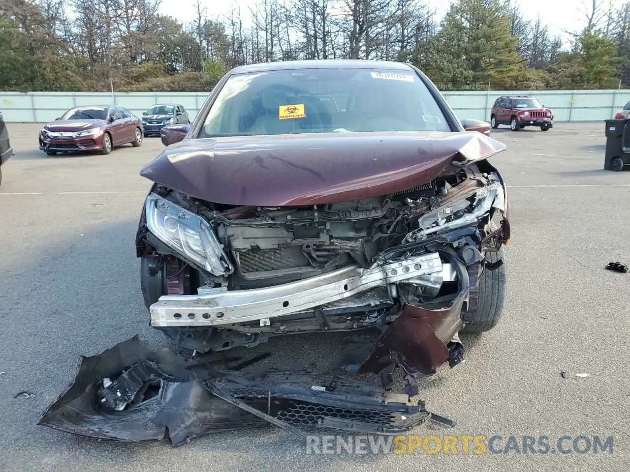 5 Photograph of a damaged car 5FNRL6H70KB072288 HONDA All Models 2019