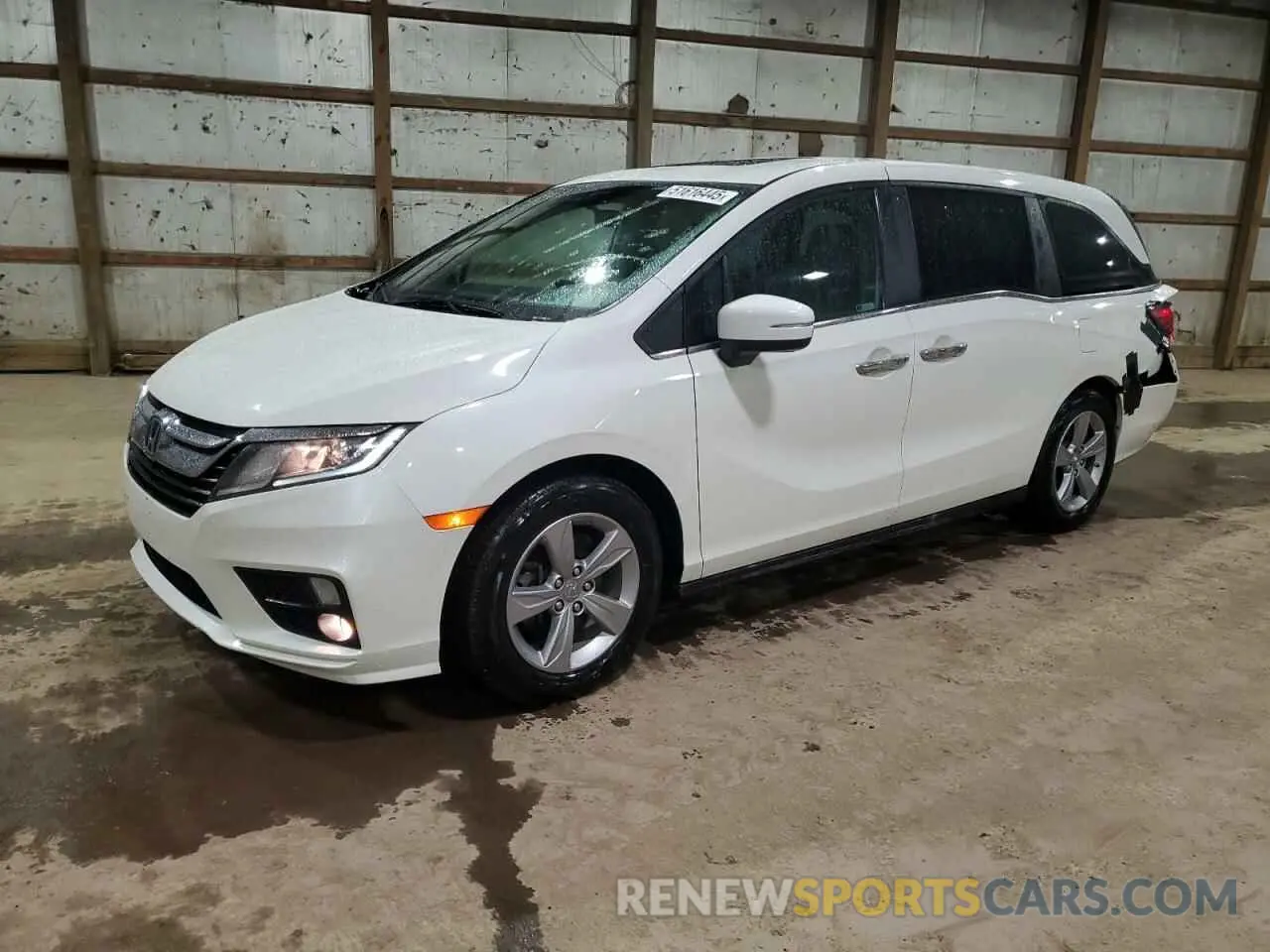 1 Photograph of a damaged car 5FNRL6H70KB120310 HONDA All Models 2019