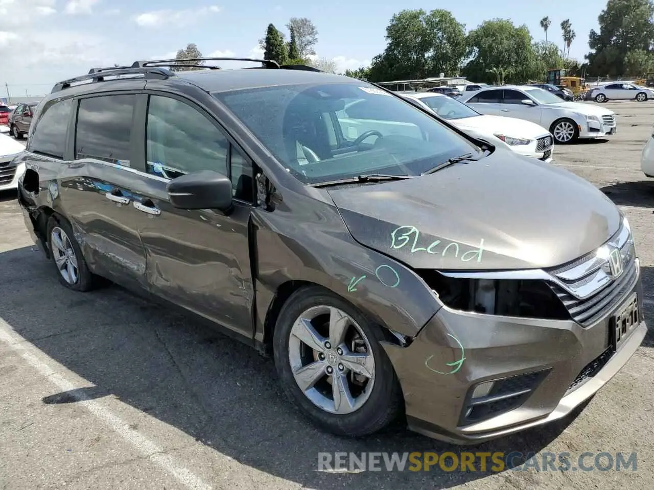 4 Фотография поврежденного автомобиля 5FNRL6H71KB066628 HONDA All Models 2019