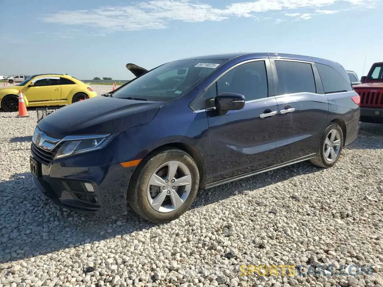 1 Photograph of a damaged car 5FNRL6H71KB086667 HONDA All Models 2019