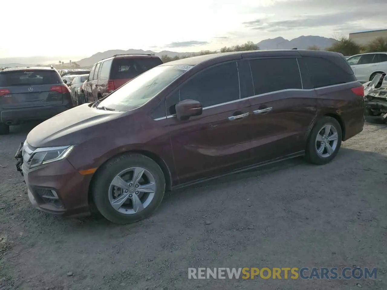 1 Photograph of a damaged car 5FNRL6H72KB040975 HONDA All Models 2019