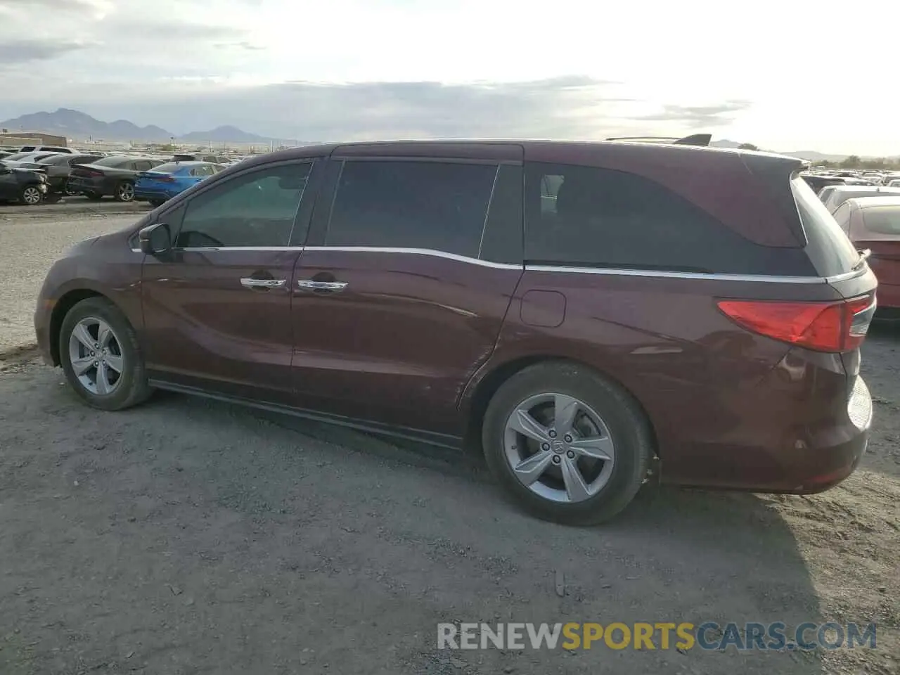 2 Photograph of a damaged car 5FNRL6H72KB040975 HONDA All Models 2019