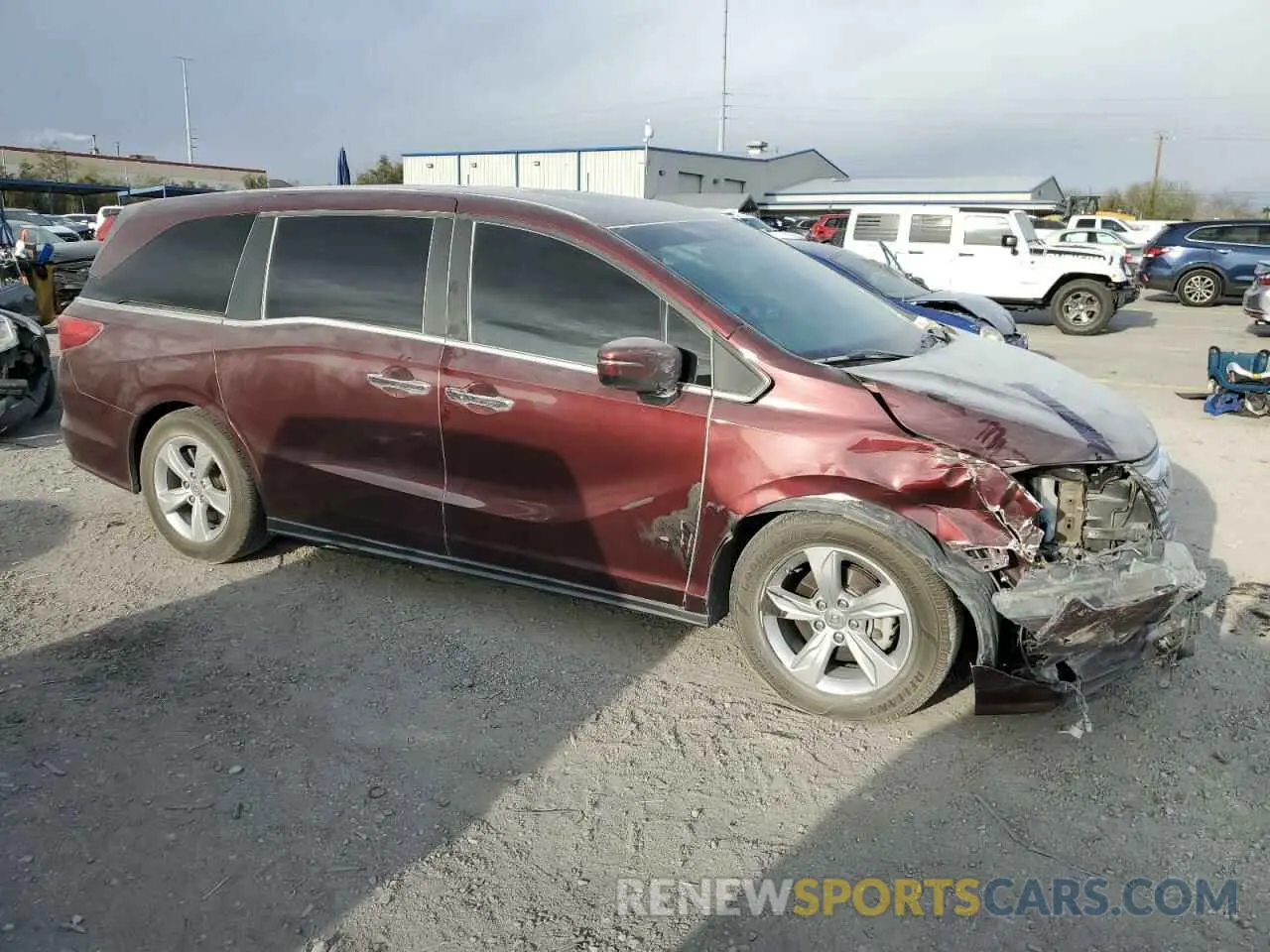 4 Photograph of a damaged car 5FNRL6H72KB040975 HONDA All Models 2019