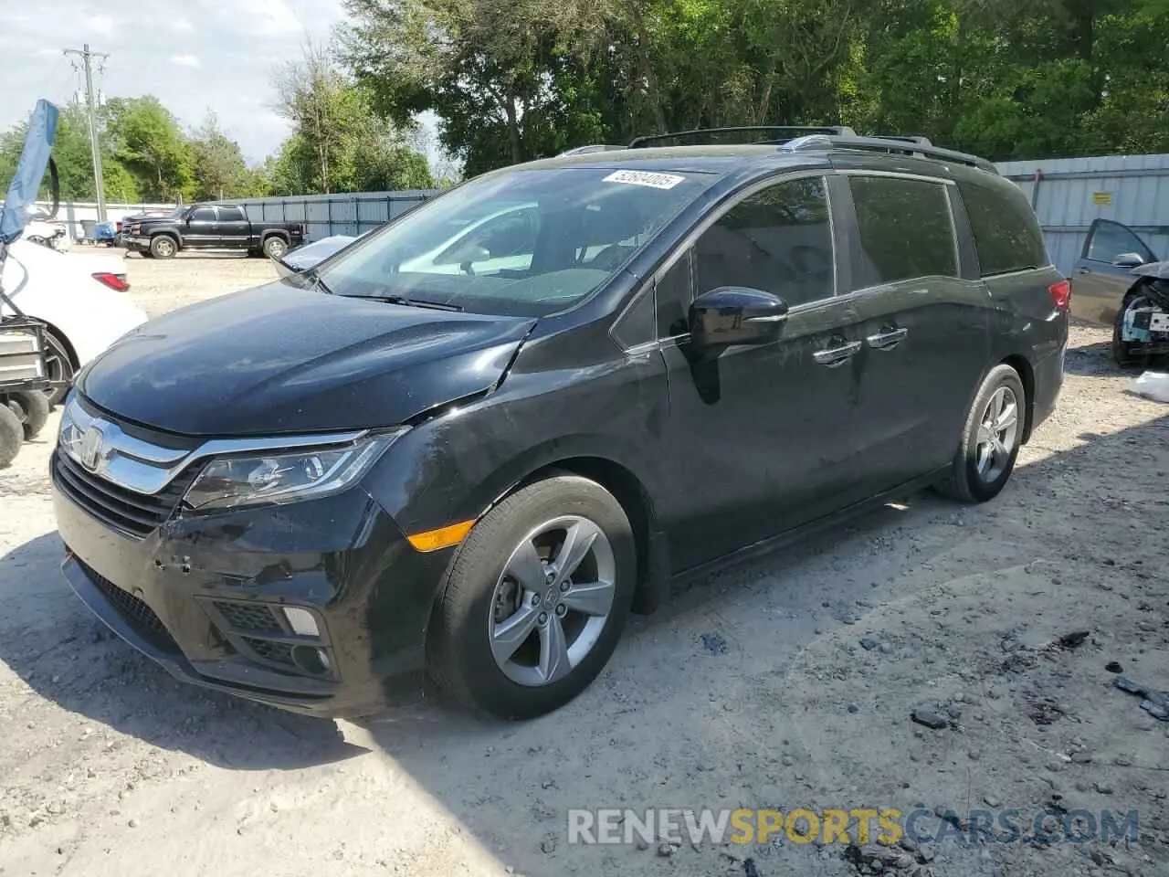 1 Photograph of a damaged car 5FNRL6H73KB103467 HONDA All Models 2019