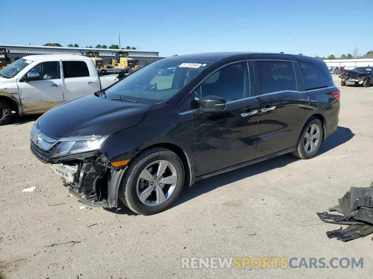 1 Photograph of a damaged car 5FNRL6H76KB129383 HONDA All Models 2019