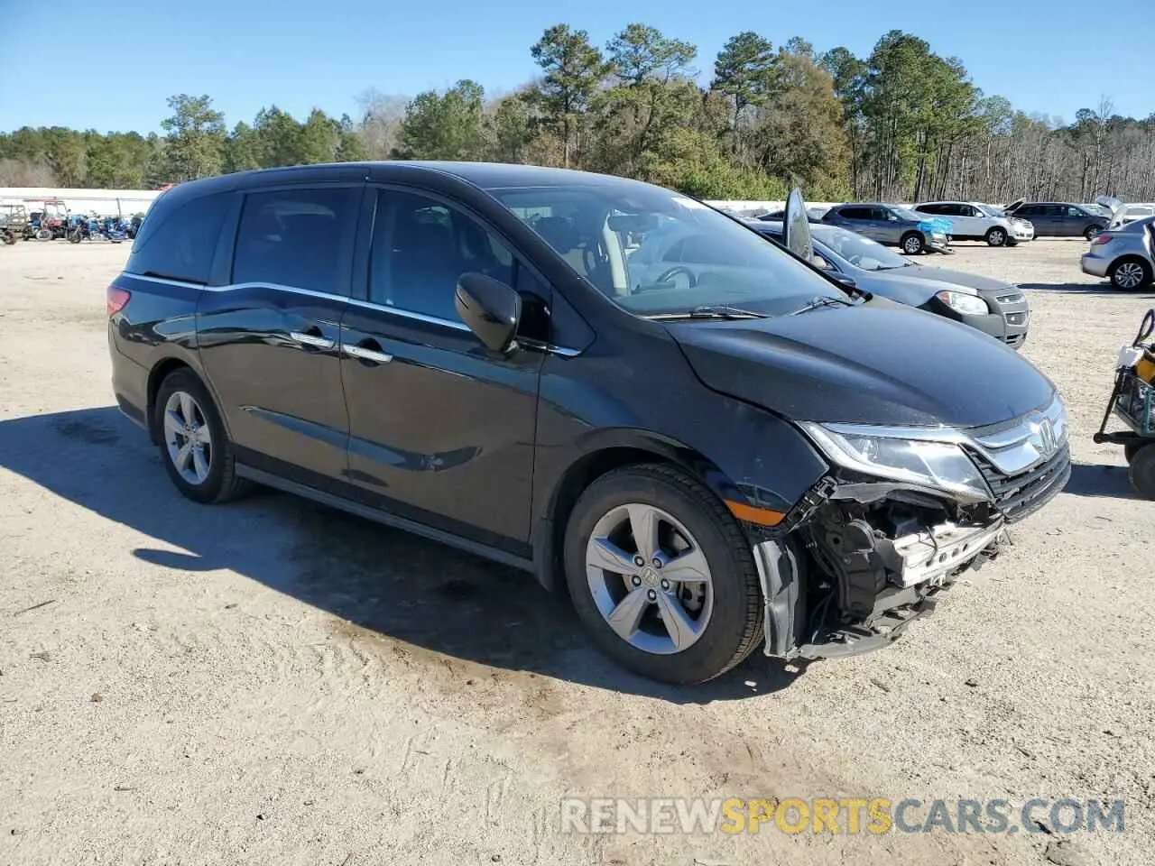 4 Photograph of a damaged car 5FNRL6H76KB129383 HONDA All Models 2019