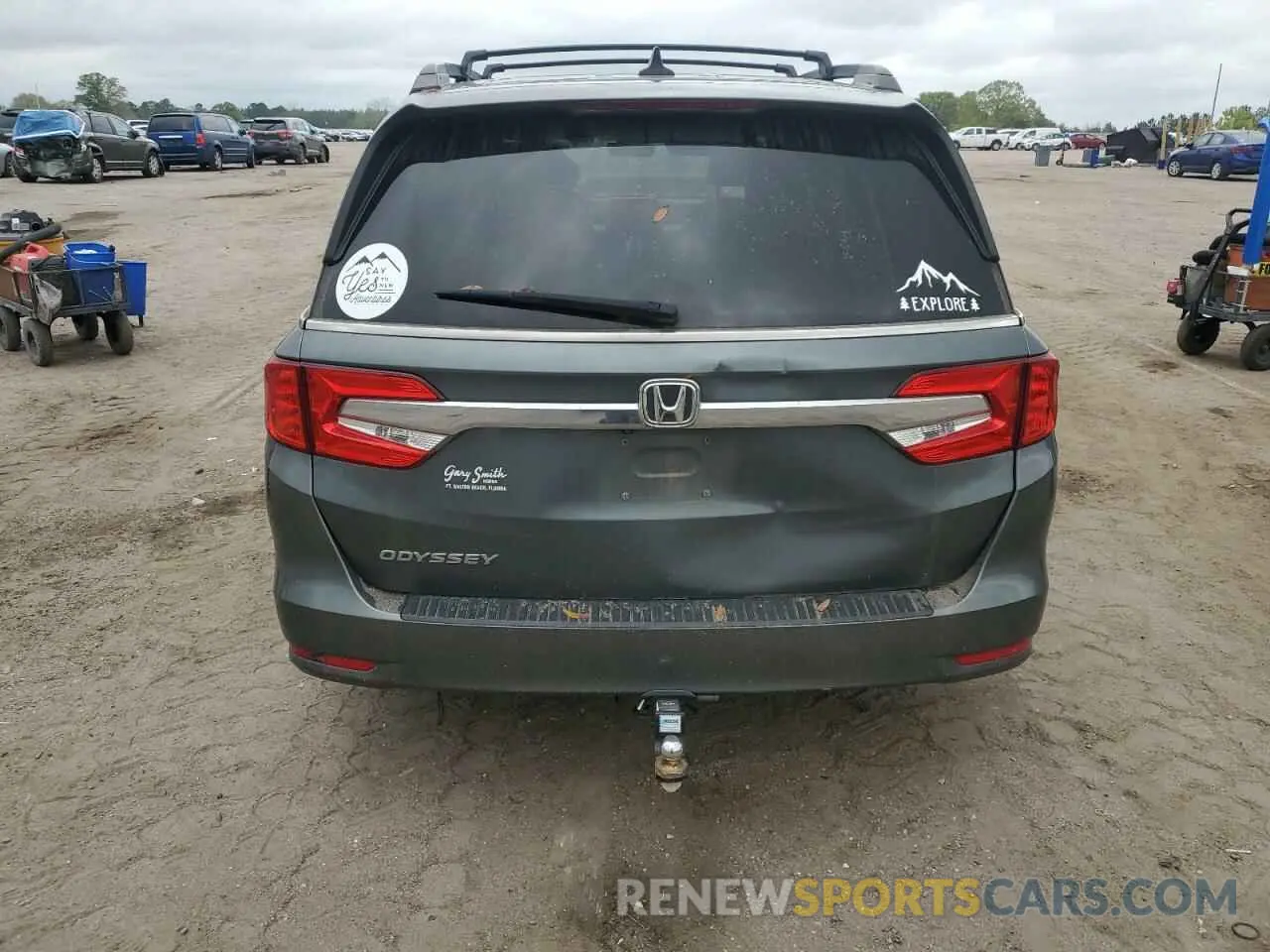 6 Photograph of a damaged car 5FNRL6H78KB071079 HONDA All Models 2019