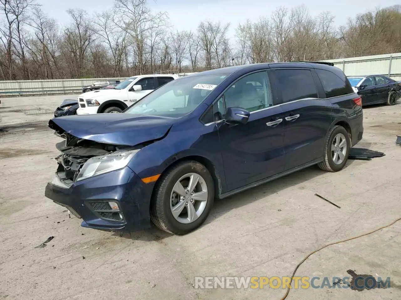 1 Photograph of a damaged car 5FNRL6H78KB122337 HONDA All Models 2019