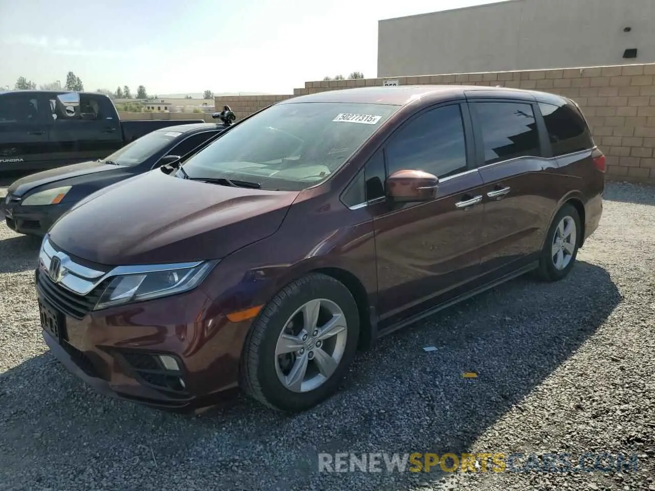 1 Photograph of a damaged car 5FNRL6H79KB030170 HONDA All Models 2019