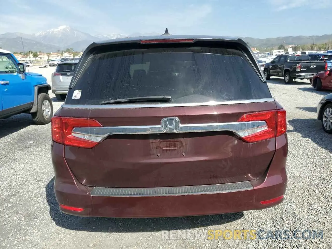 6 Photograph of a damaged car 5FNRL6H79KB030170 HONDA All Models 2019