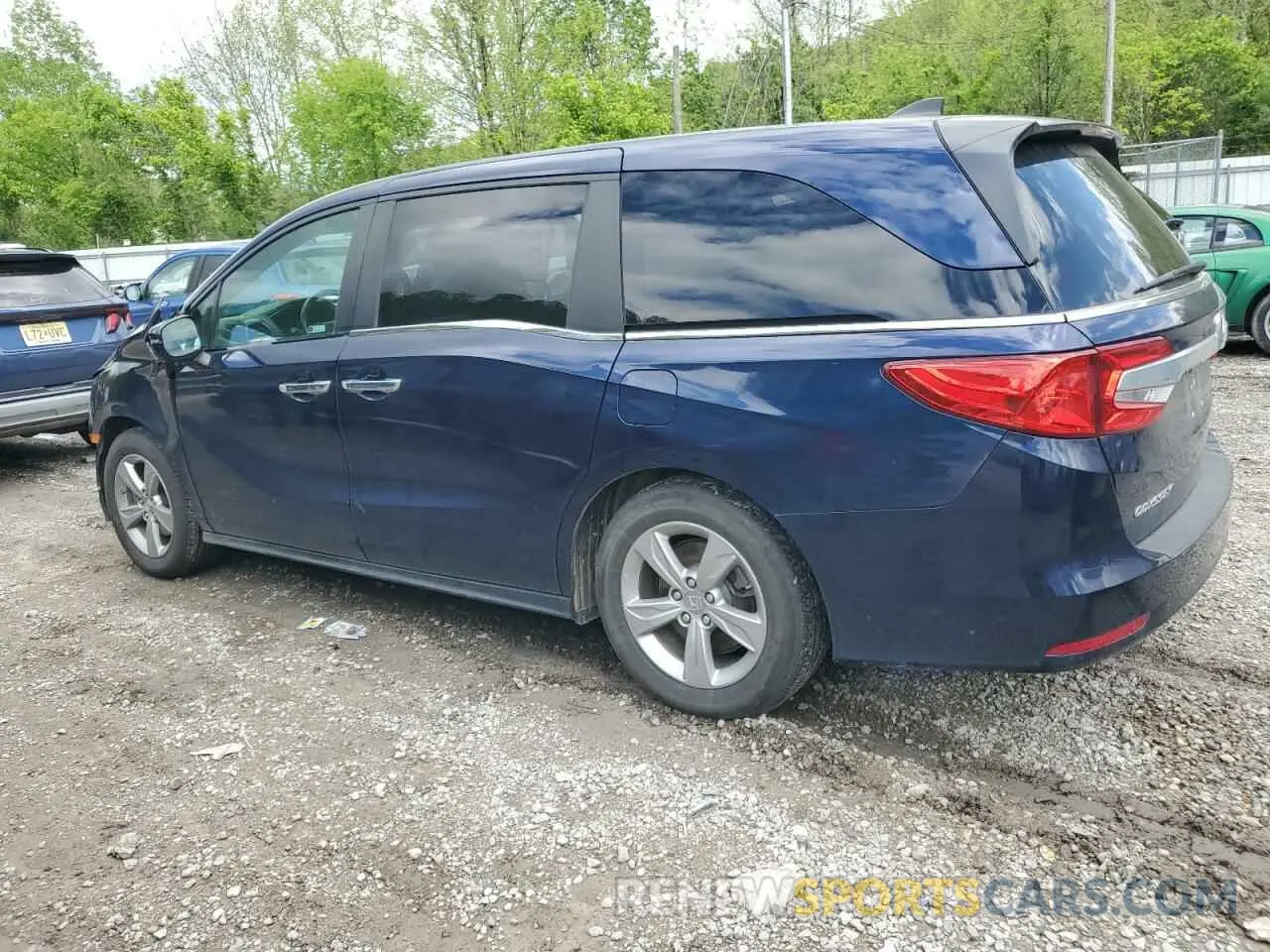 2 Photograph of a damaged car 5FNRL6H79KB136635 HONDA All Models 2019