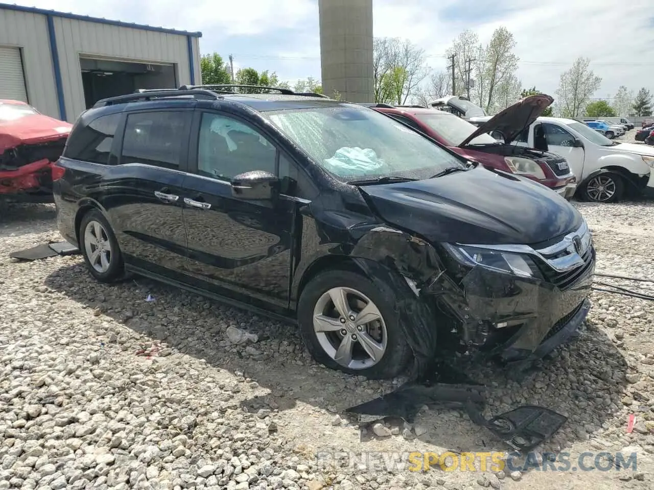 4 Фотография поврежденного автомобиля 5FNRL6H7XKB057328 HONDA All Models 2019