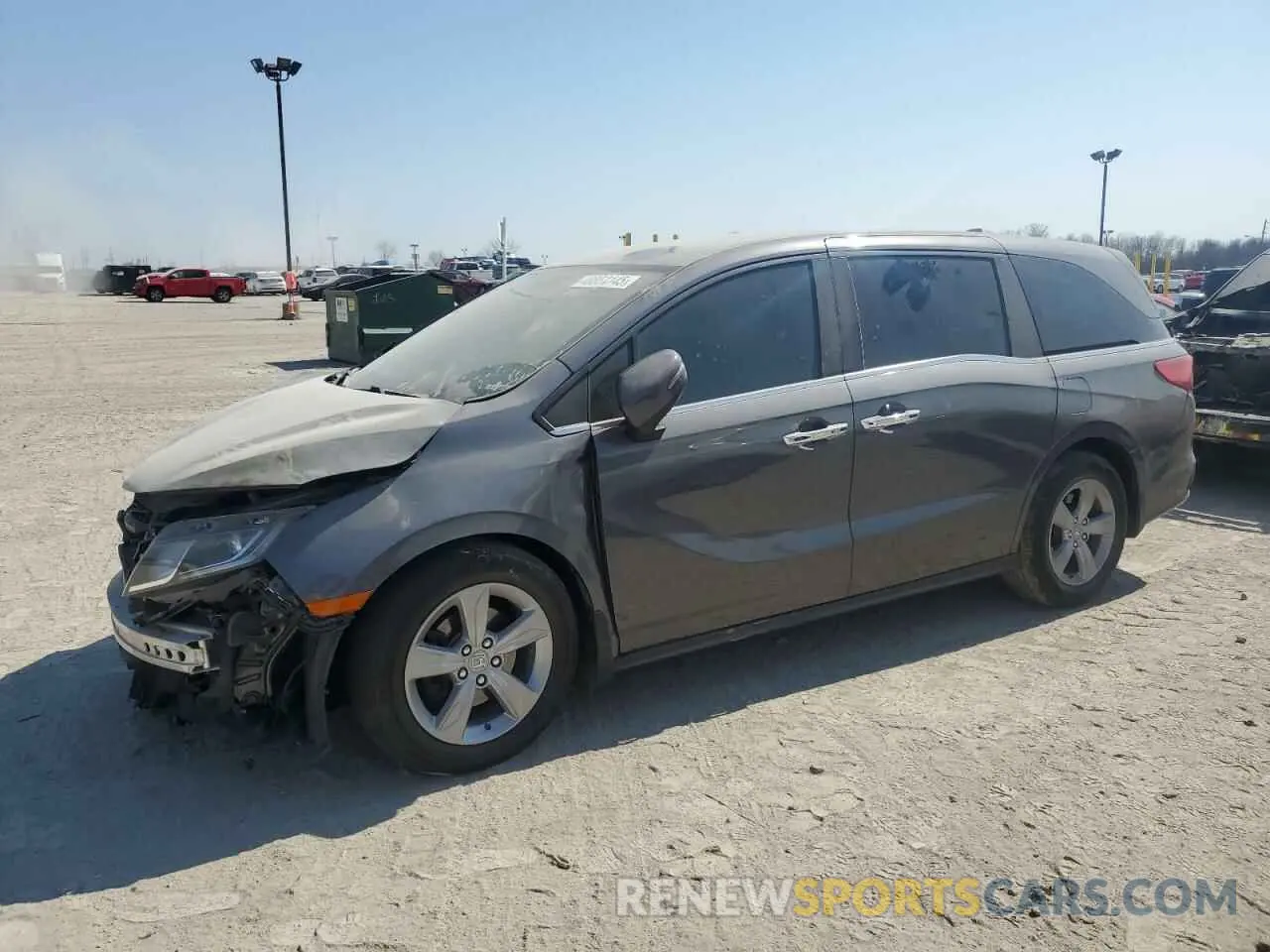1 Photograph of a damaged car 5FNRL6H51LB056407 HONDA All Models 2020