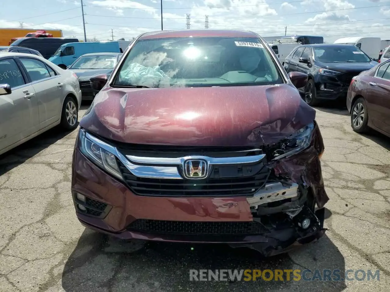 5 Photograph of a damaged car 5FNRL6H54LB048043 HONDA All Models 2020